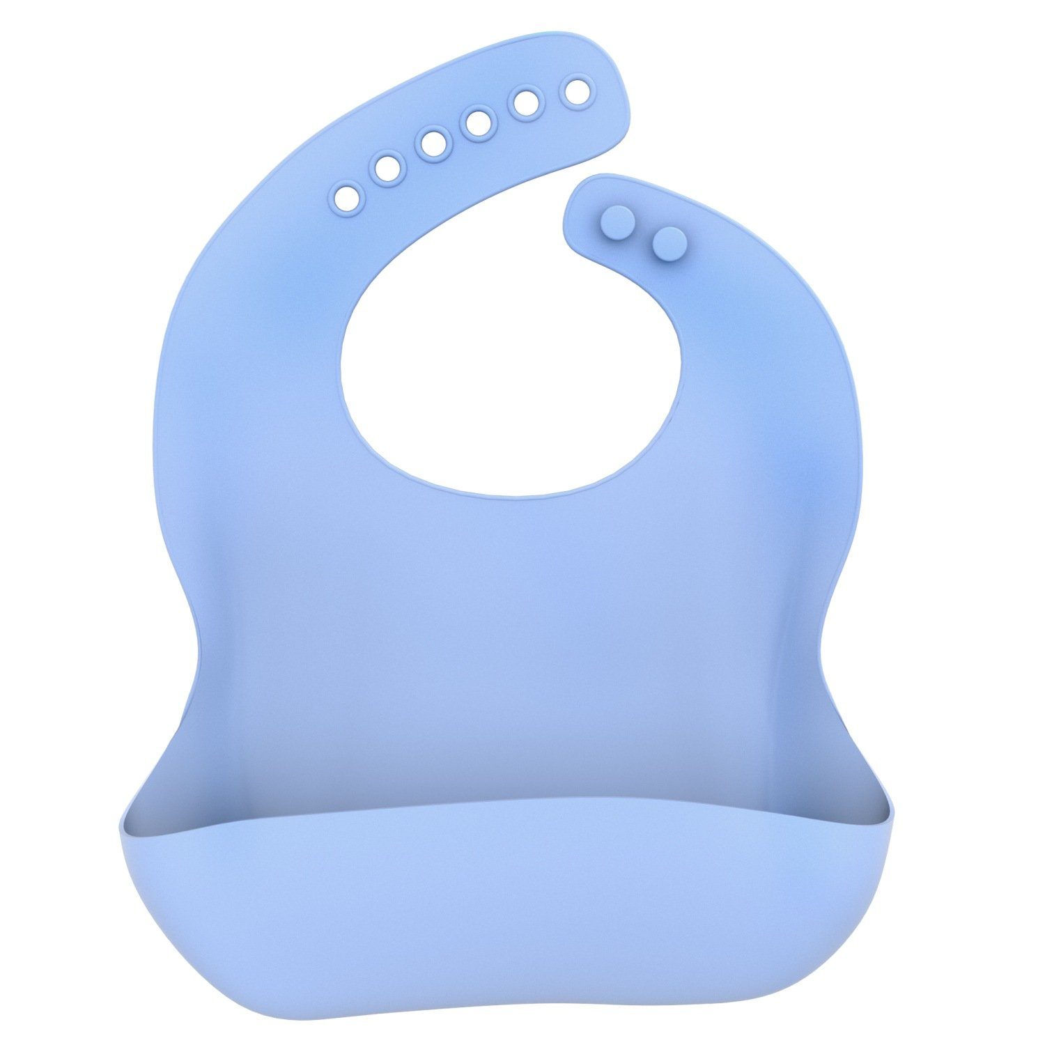 Lätzchen, in BLAU), Intirilife BPA-frei Auffangschale (Baby spülmaschinenfest Lätzchen mit