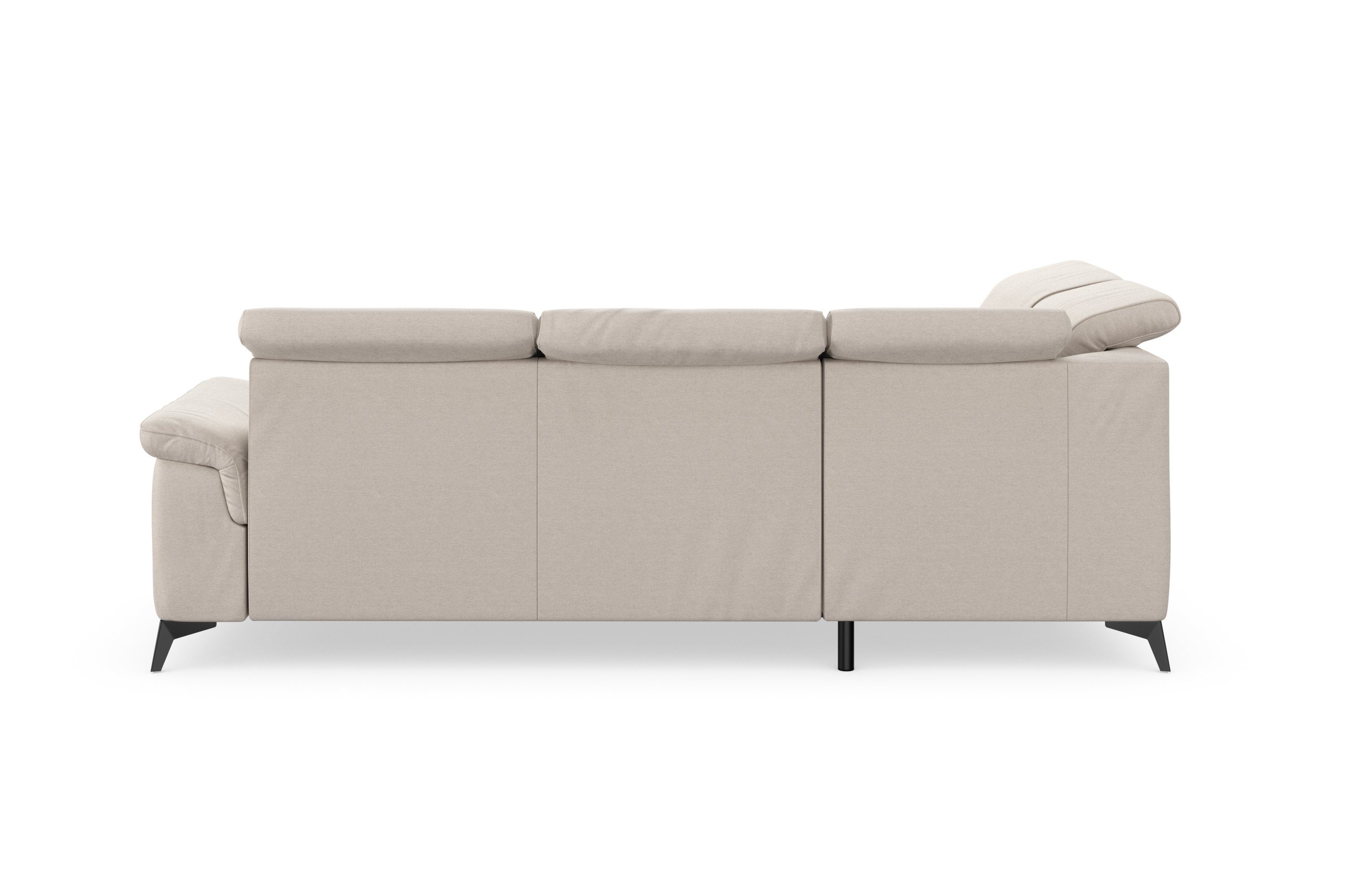 mit optional mane, sit&more und Sinatra, Kopfteilverstellung Ecksofa Armteilfunktion mit