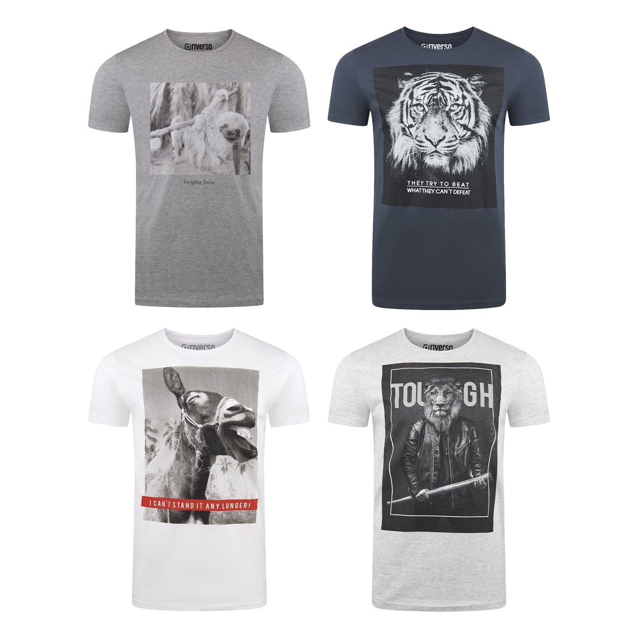 T-Shirt Herren Fotoprintshirt RIVCharly Regular Fit
