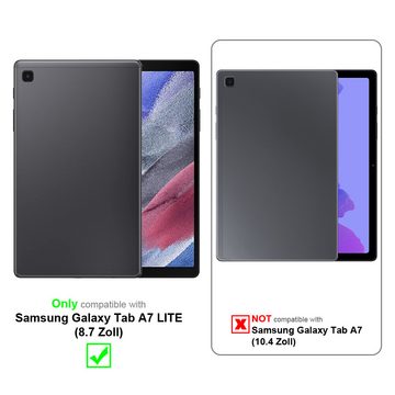 Cadorabo Schutzfolie Samsung Galaxy Tab A7 LITE (8.7 Zoll), Schutzglas Panzer Folie (Tempered) Display-Schutzfolie mit 3D Touch