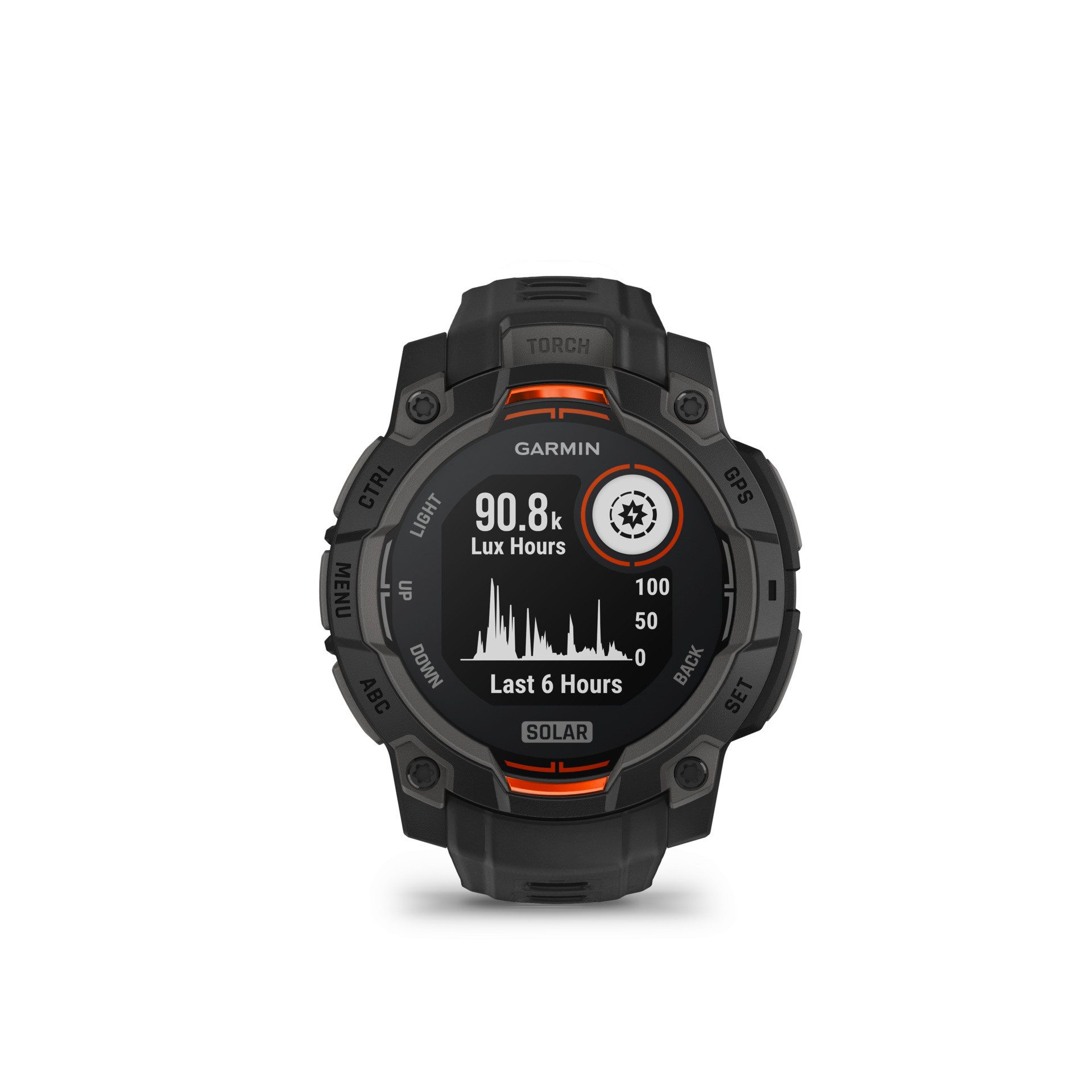 Garmin Instinct 3 Solar - 45 mm Smartwatch (3 cm/1,2 Zoll, Garmin)