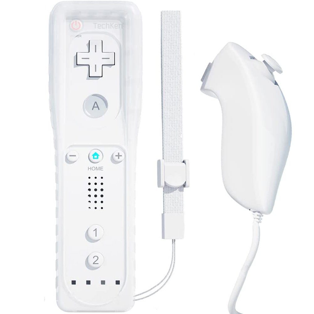 BlingBin Nintendo Wii 2in1 Remote Motion Plus Controller&Nunchuk Gaming- Controller