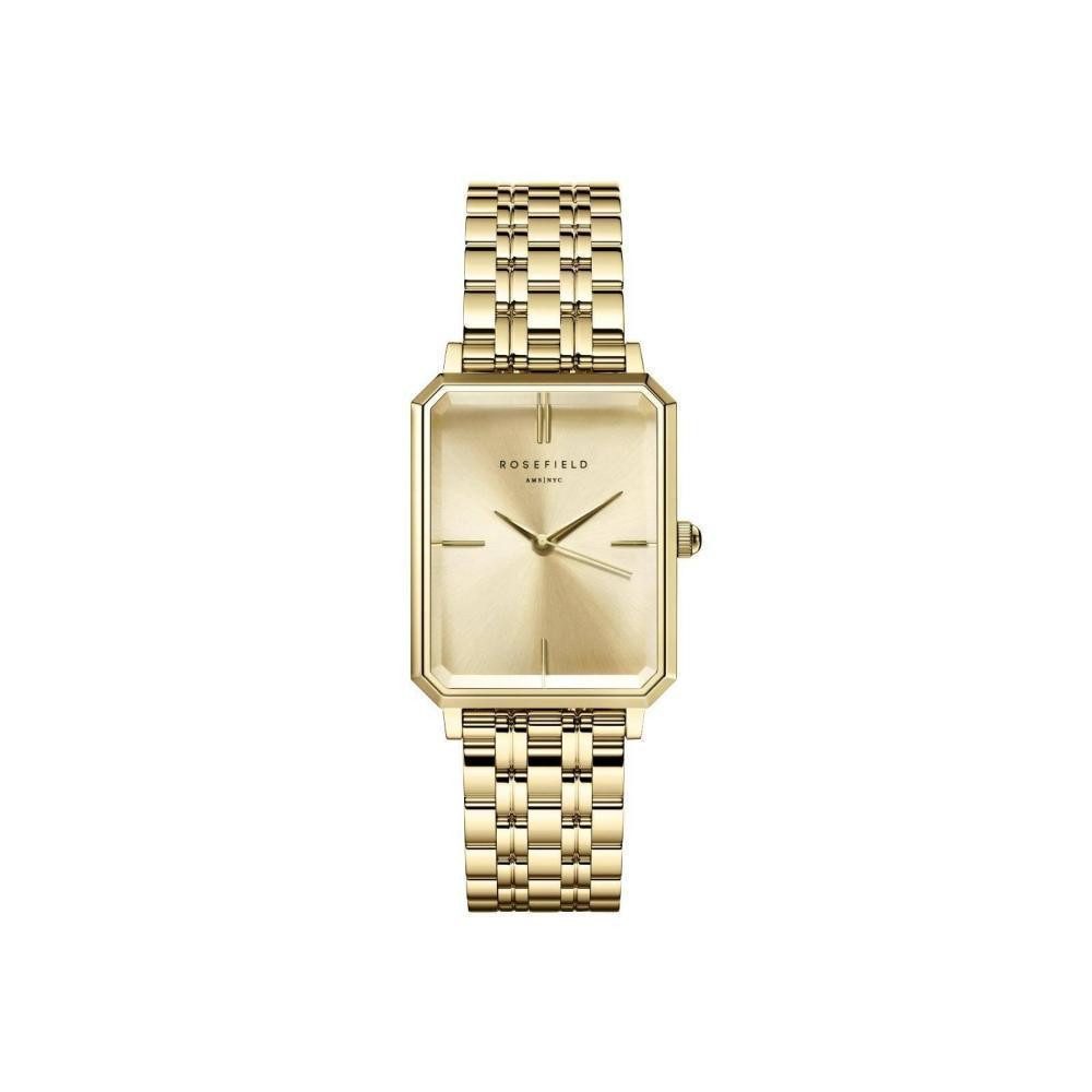 ROSEFIELD Quarzuhr ROSEFIELD Damenuhr Octagon Champagner günstig online kaufen