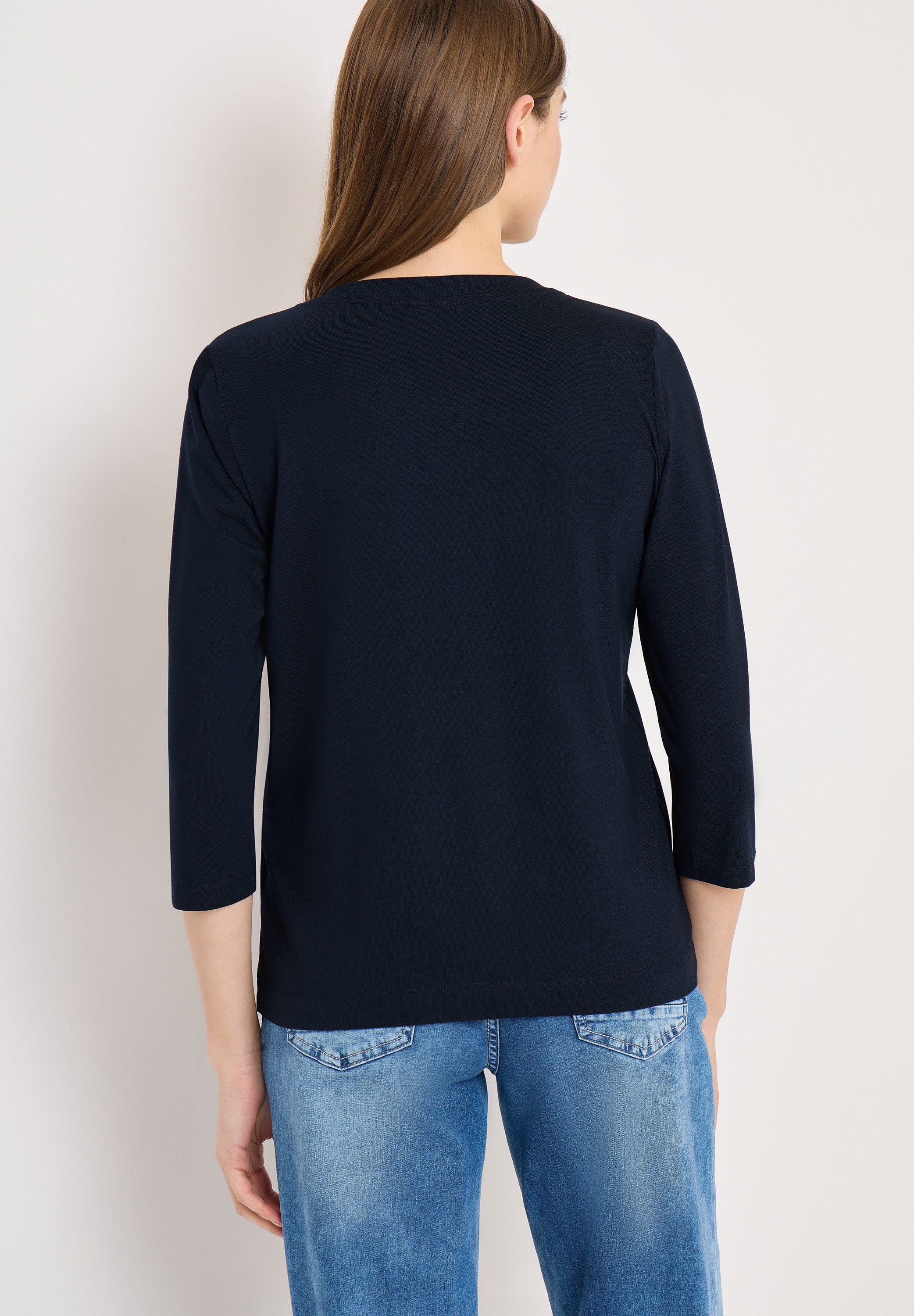 CECIL 3/4-Arm-Shirt Sommershirt im Tunika-Look günstig online kaufen