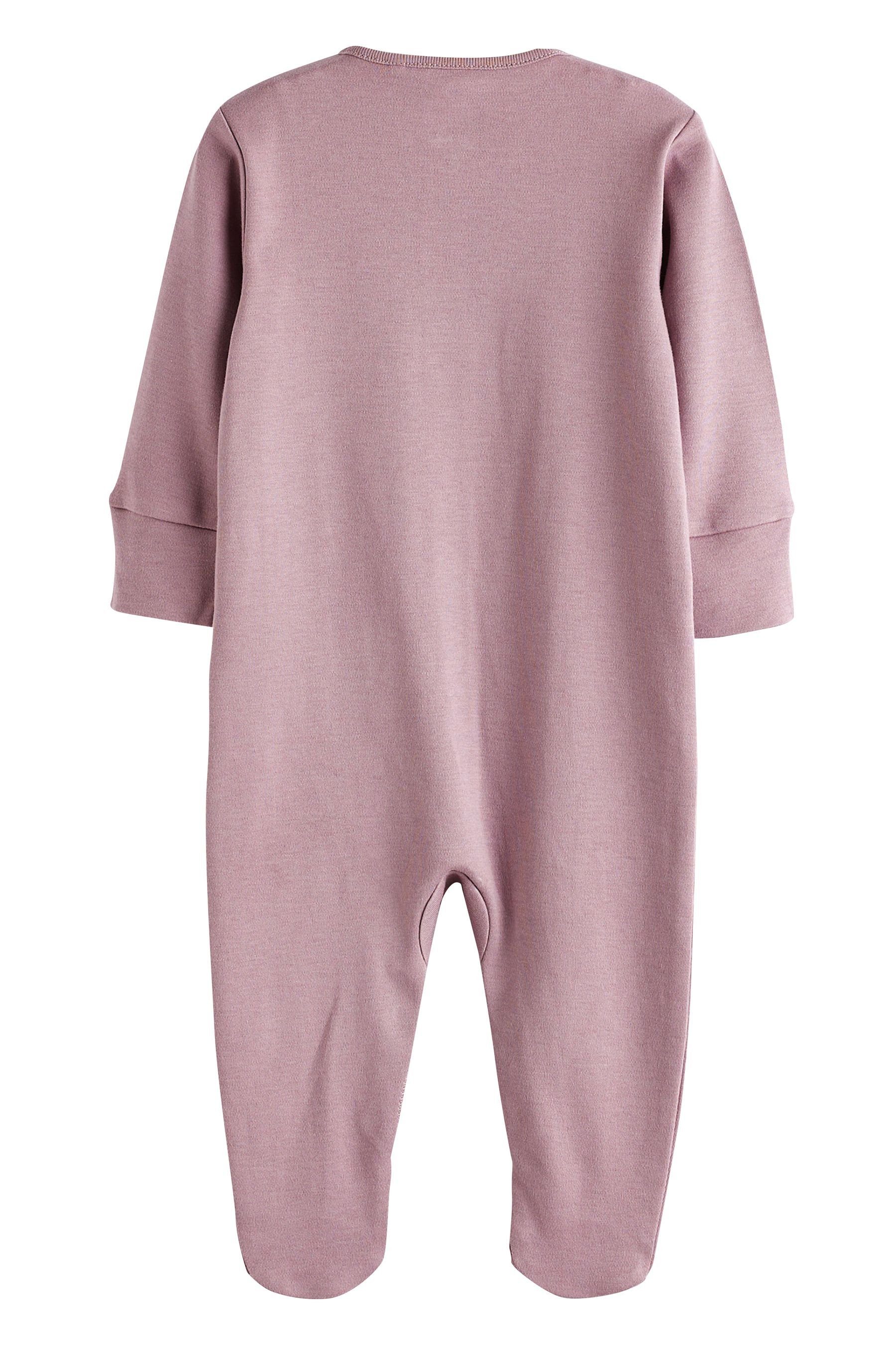 Next Schlafoverall Babyschlafanzüge aus Baumwolle 3er-Pack im (3-tlg)