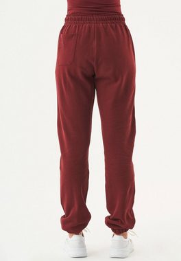 ORGANICATION Sweathose Peri-Women's Loose Fit Sweatpants in Bordeaux