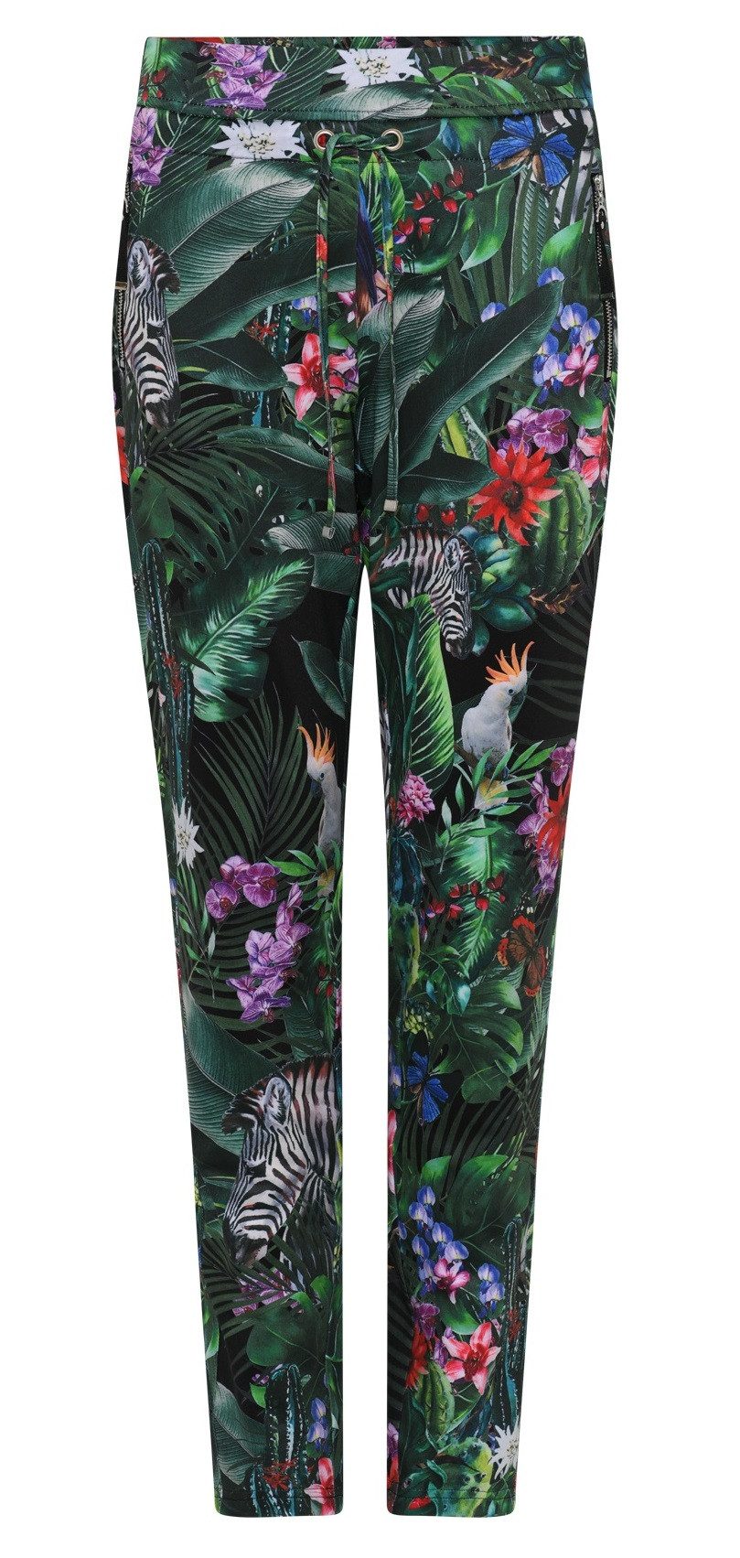 ROBELL Jogger Pants Hygge-52544-54348, im tropischen Druck mit Taschen Tasc günstig online kaufen