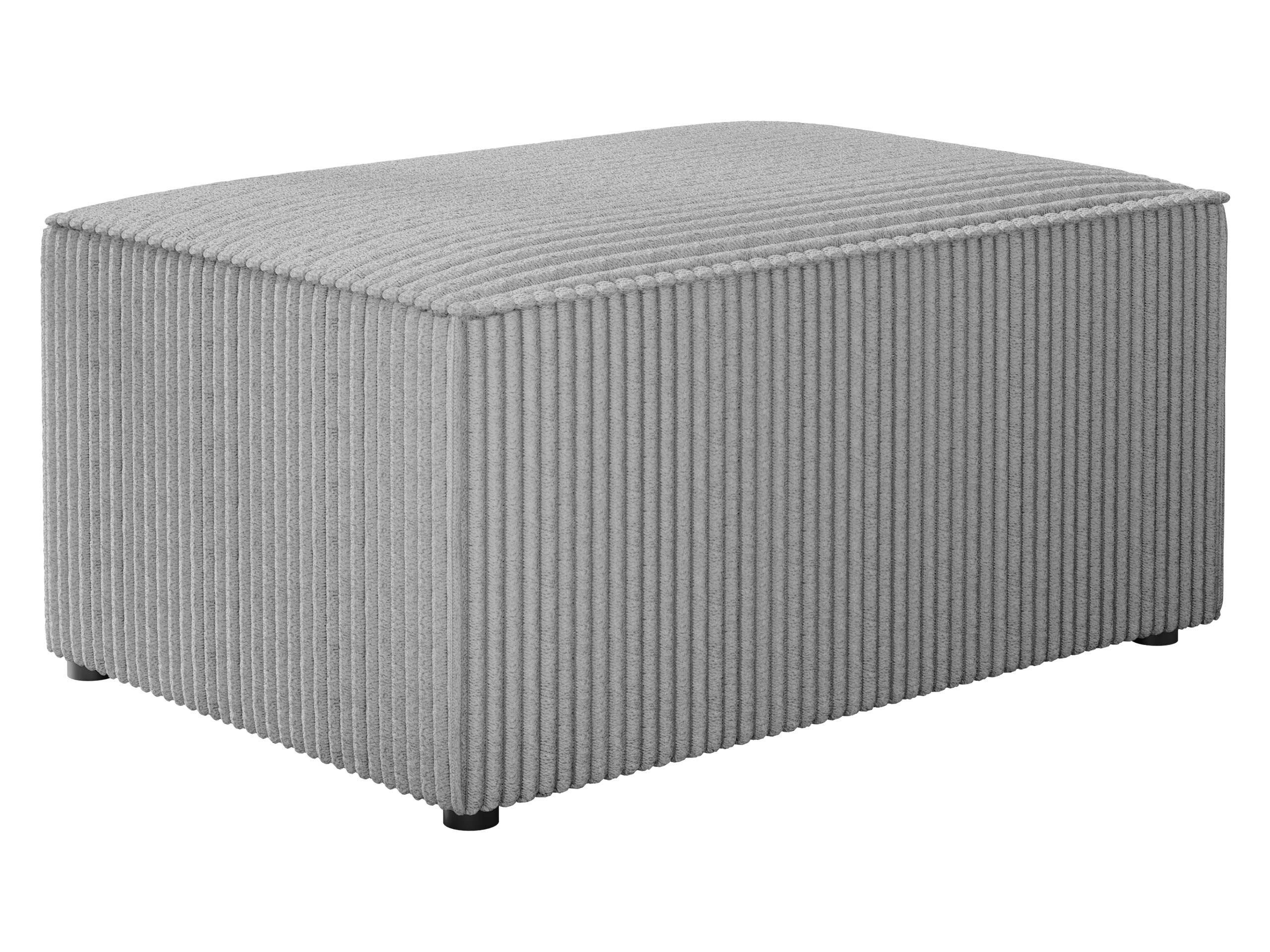 MIRJAN24 Polsterhocker Karl Cord, Schwarze Füße, günstig online kaufen