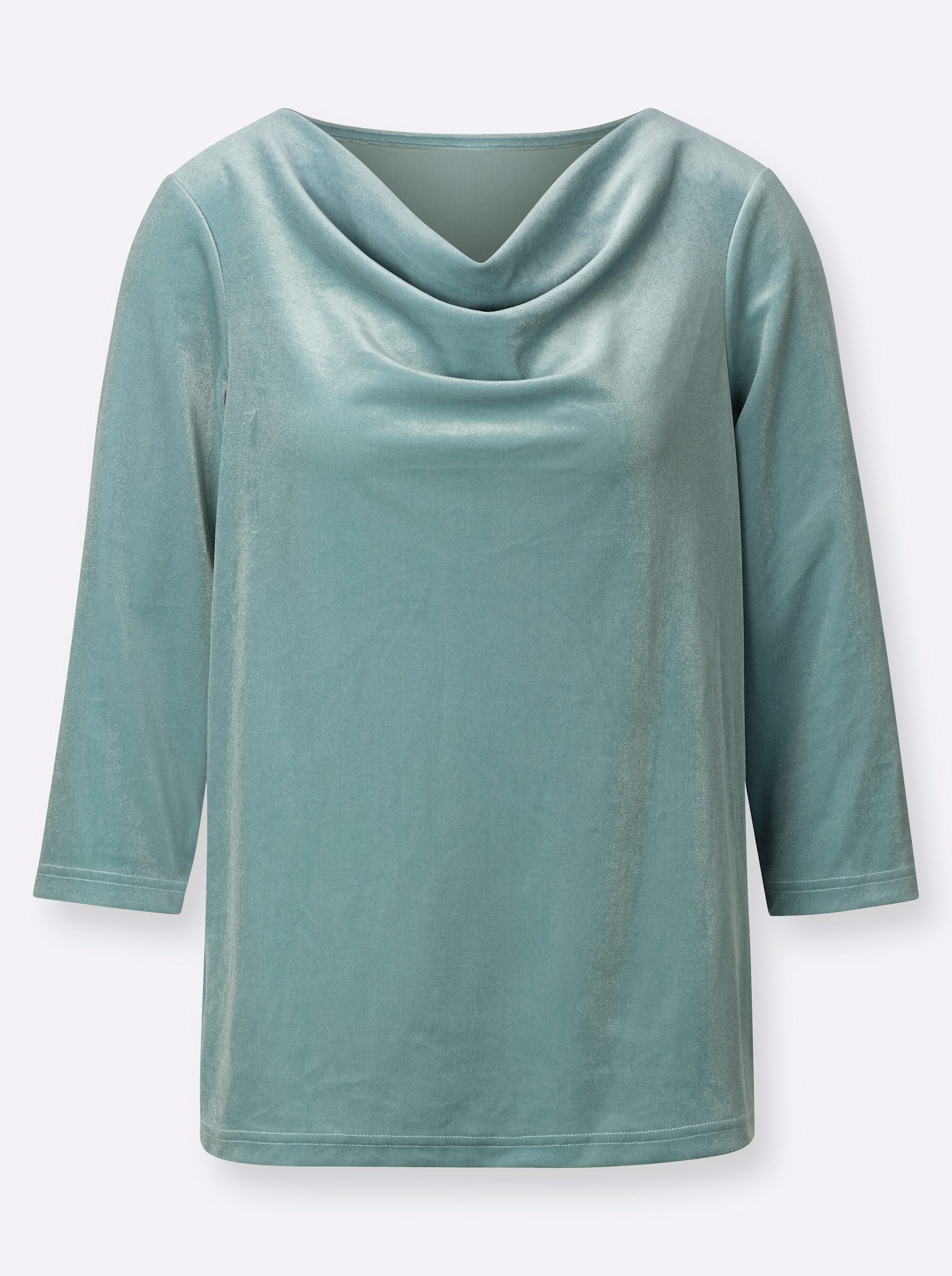 T-Shirt Wasserfallshirt 3/4-Arm