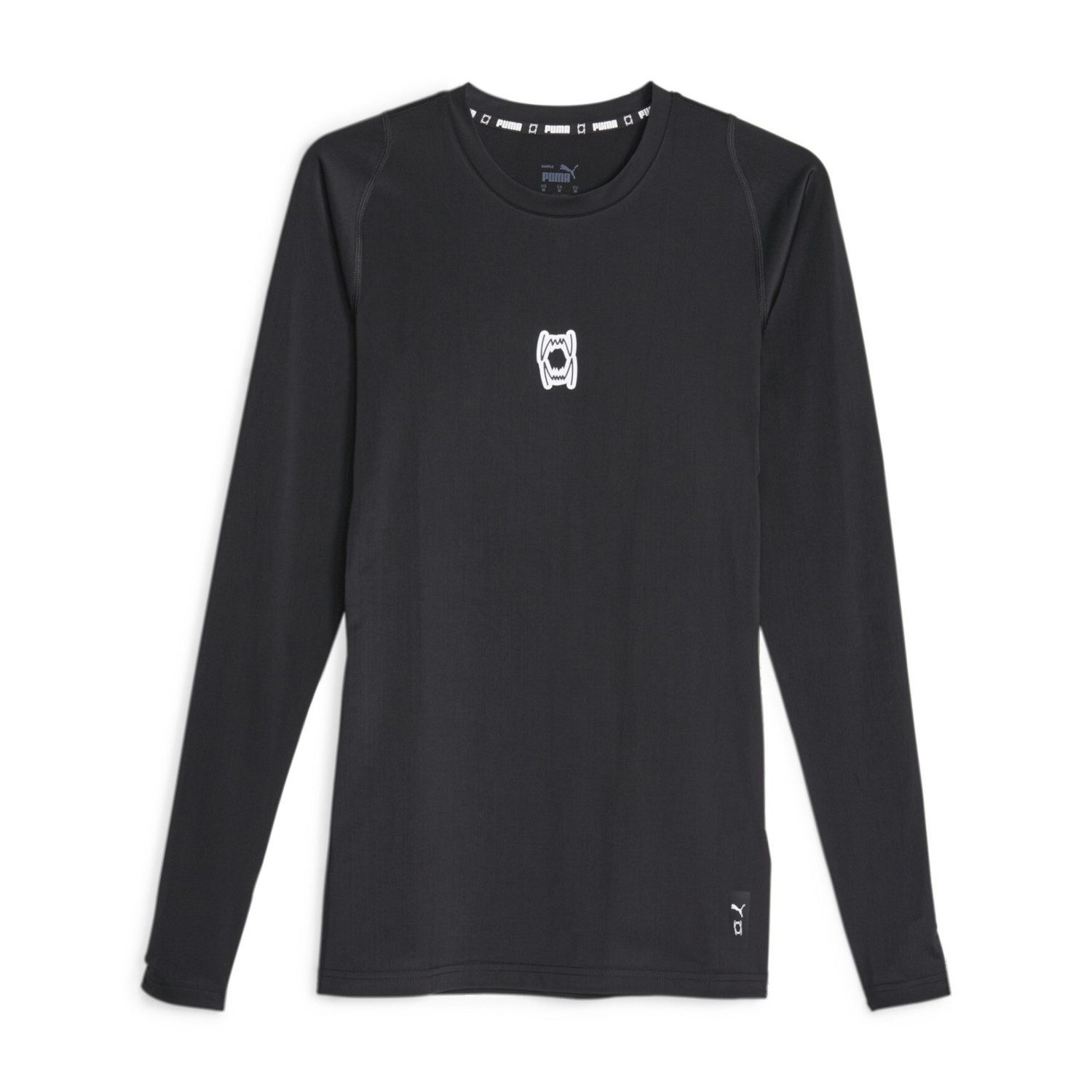Langarmshirt Puma Herren Langarmshirt Hoops Team LS Top Baselayer 676632