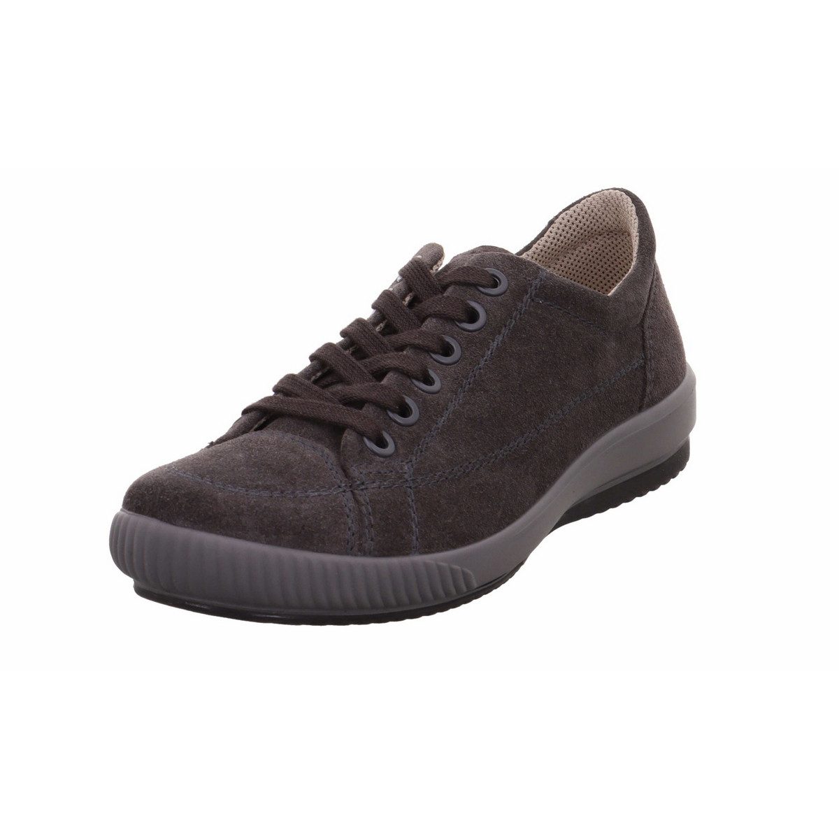 Komfort Schnürer für Damen in grau Sneaker