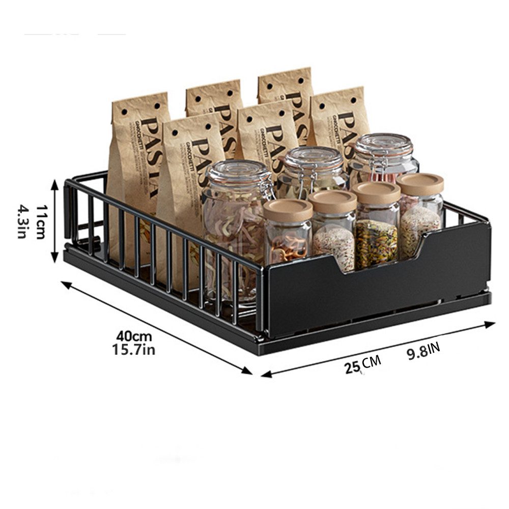 GarveeMore Küchenorganizer-Set Metall Ausziehbare Schubladen für Küchen Sch günstig online kaufen