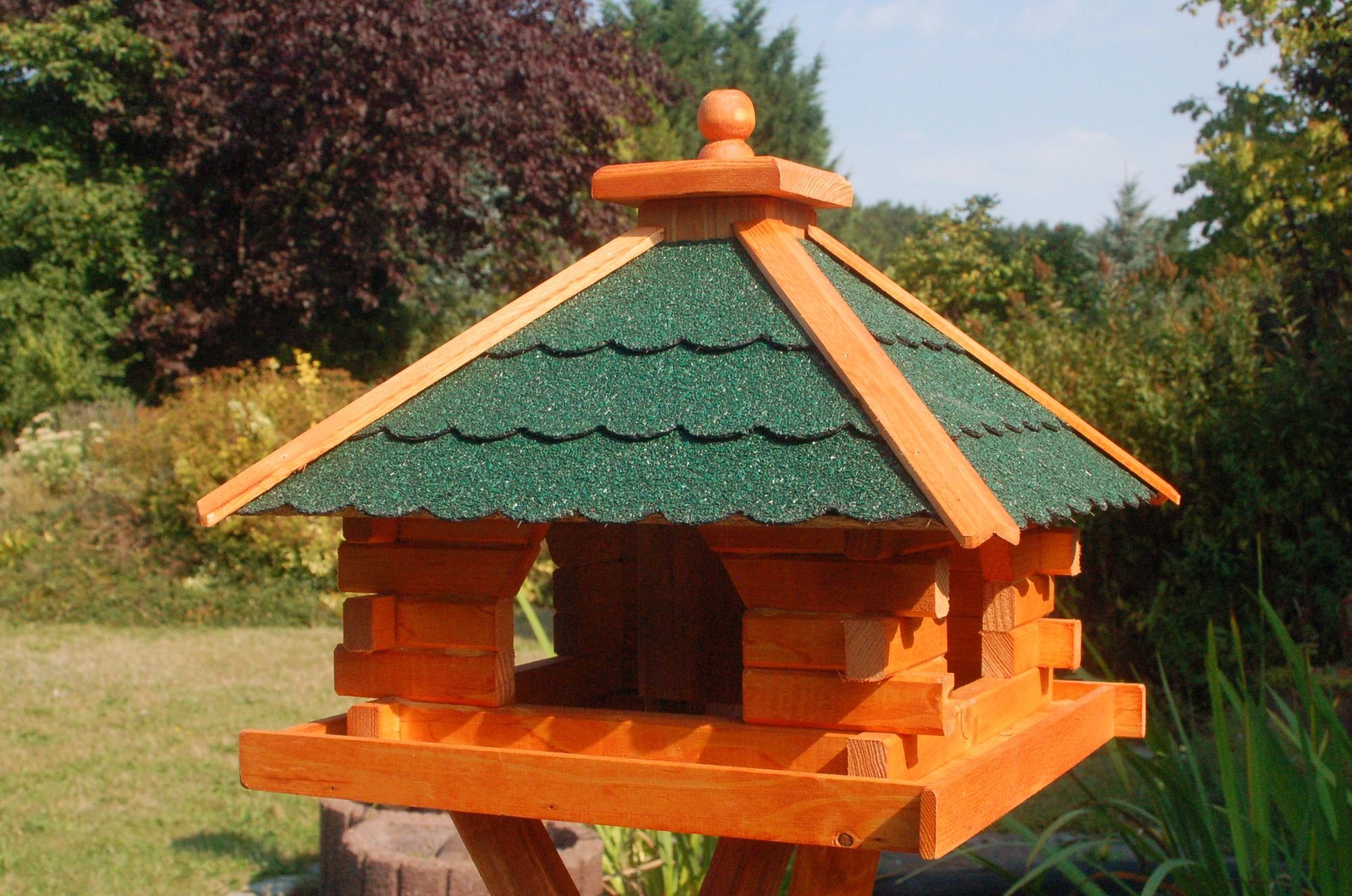 DSH DEKO SHOP HANNUSCH Vogelhaus Futterhaus / Vogelhaus mit Bitumenschindel günstig online kaufen