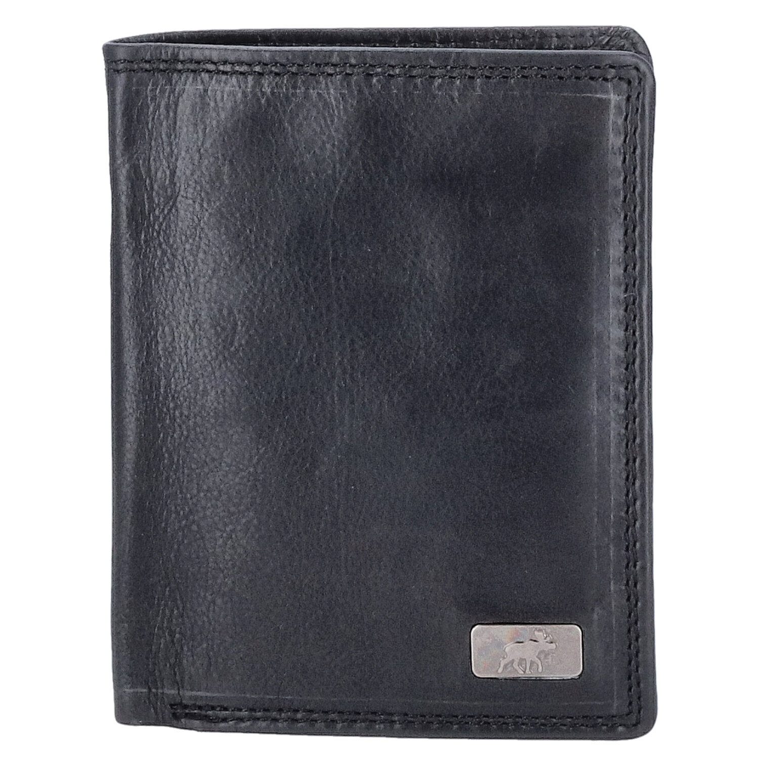 Geldbörse The Skandinavian Brand Herren Lederbörse hoch Black