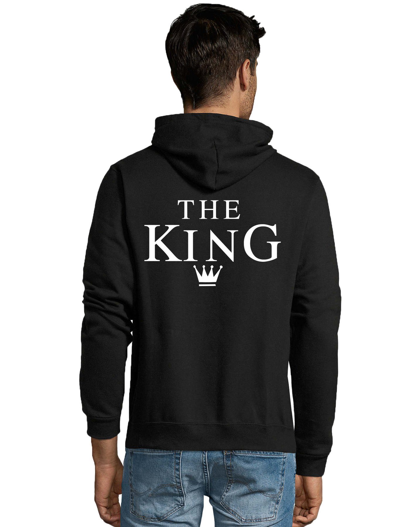 Hoodie Unisex Paar Pärchen Pullover The King His Queen Valentin Bff Friends