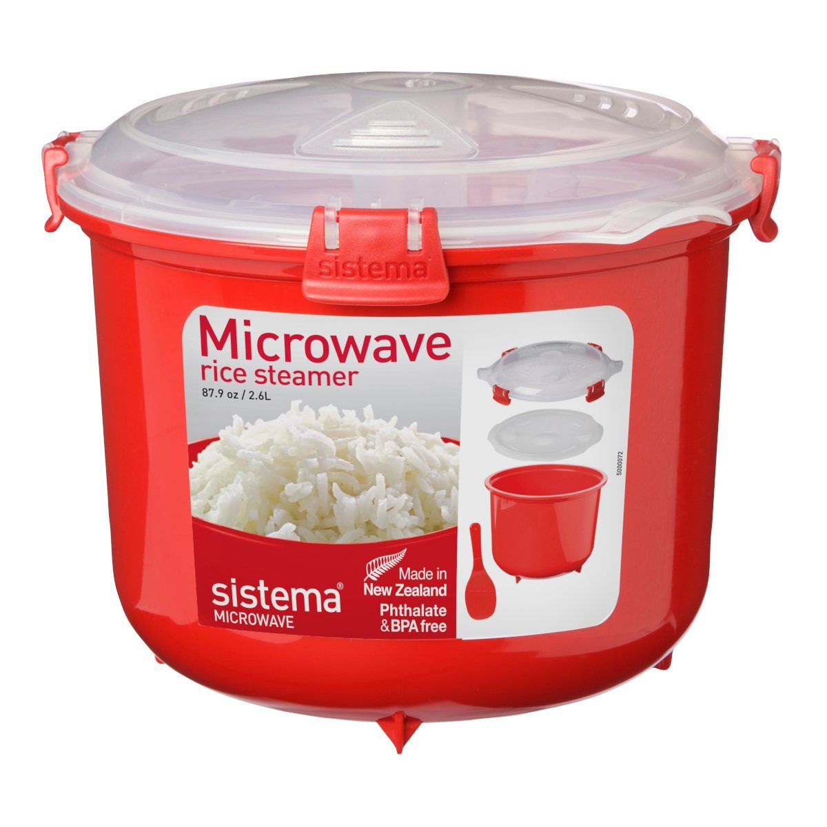 Mikrowellen Mikrowellenbehälter Kunststoff l, sistema (lebensmittelecht) Reiskocher, 2.6