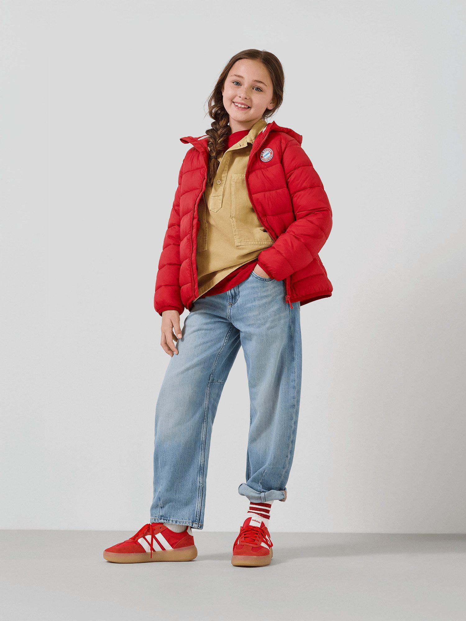 FC Bayern München Steppjacke FC Bayern München, Steppjacke Essentials, Kinder, Rot – Bild 4 von 5