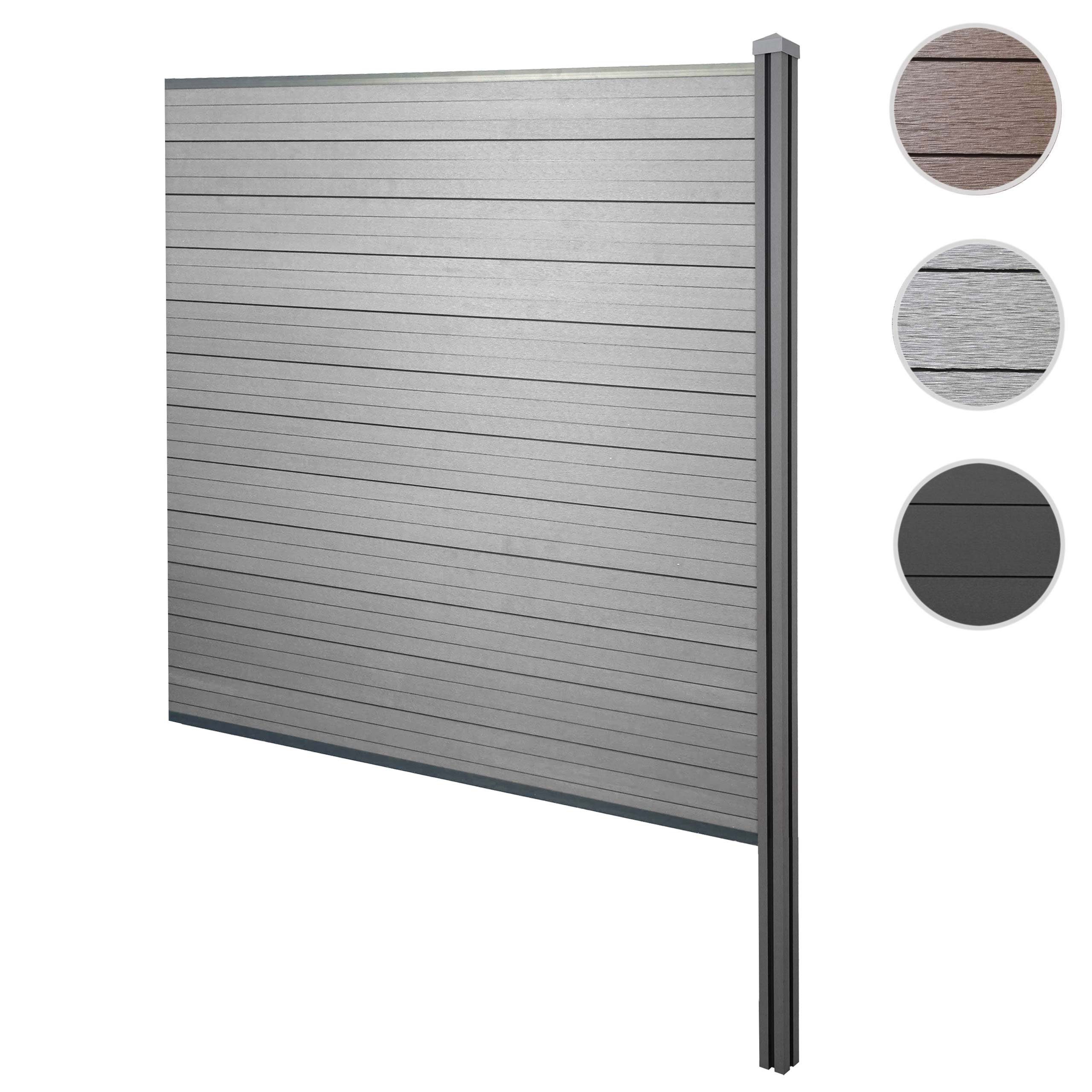 MCW Sichtschutzelement Savoie-Z, (Set), Witterungsbeständig, Beliebig erweiterbar, Vorder- und Rückansicht