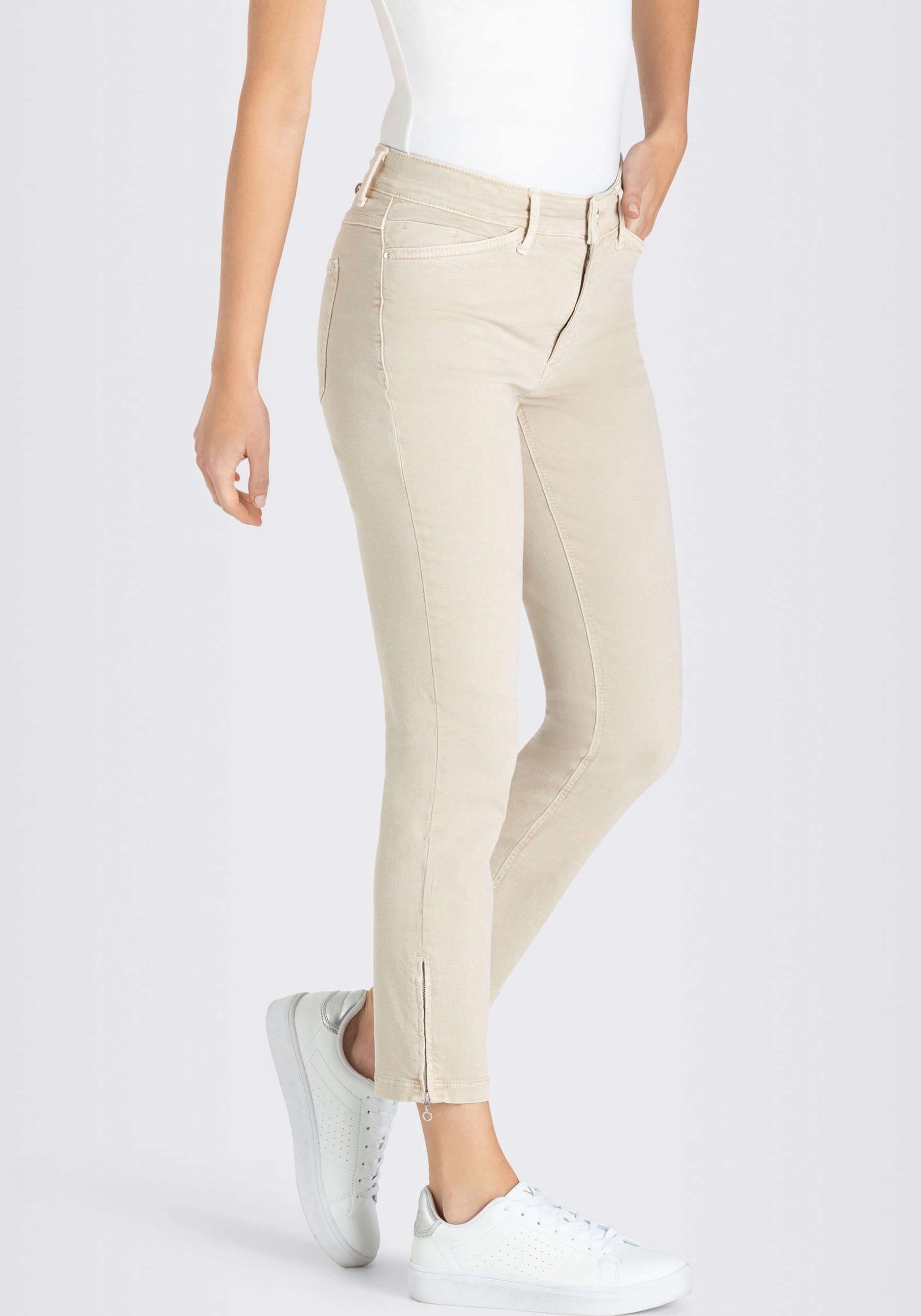 MAC 7/8-Jeans Dream Chic verkürzte Form mit Reißverschluss