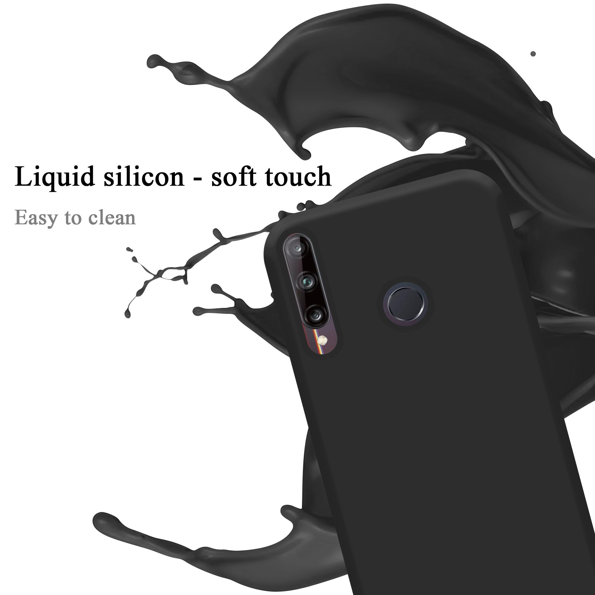 Cadorabo Handyhülle für Huawei P40 LITE E Hülle Huawei P40 LITE E, Flexible Hülle TPU Silikon Schutzhülle Back Cover Case