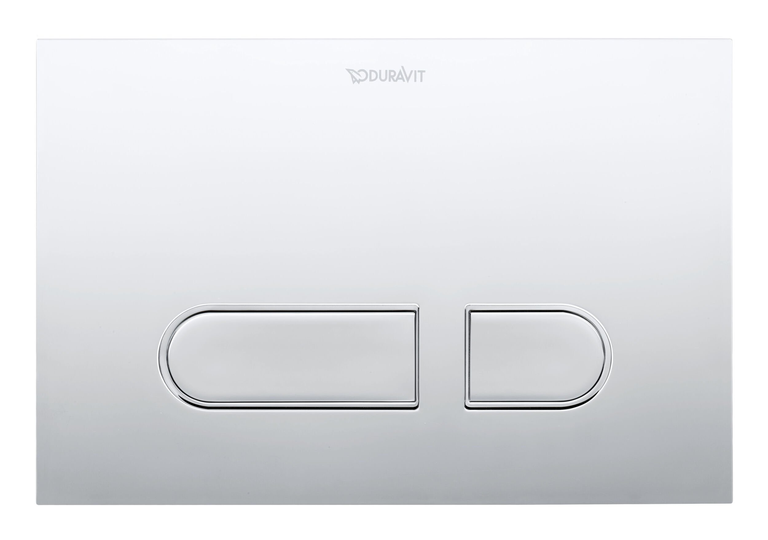 Duravit Betätigungsplatte DuraSystem, Mechanisch für WC 217 x 146,5 mm - Chrom