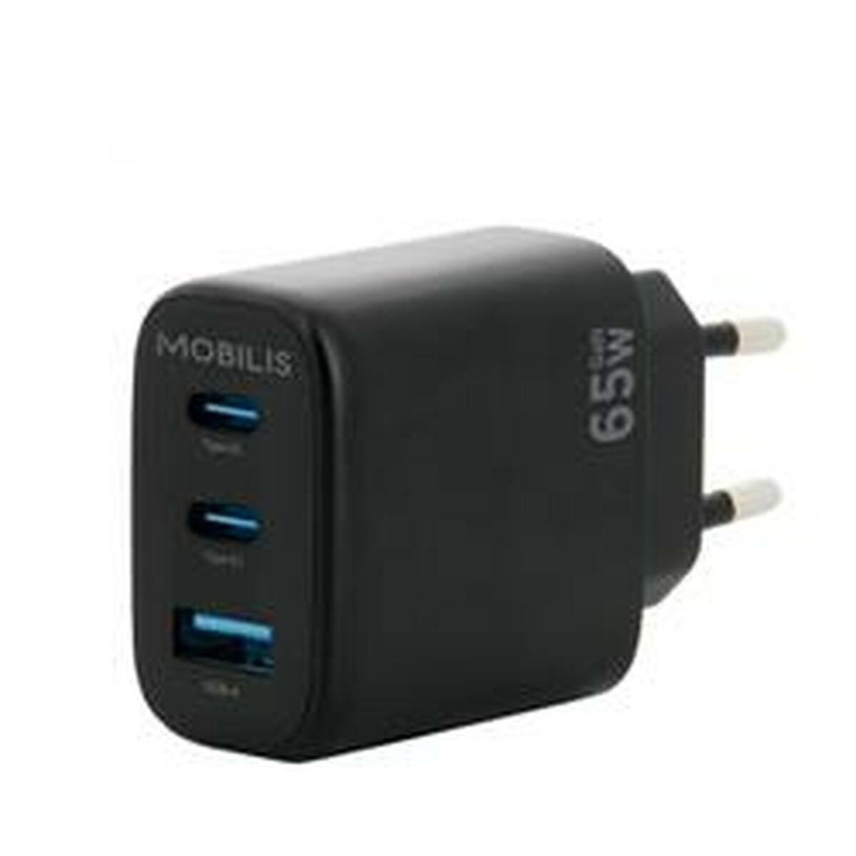 mobilis USB-Ladegerät (Wandladegerät Mobilis 001364 Schwarz 65 W)