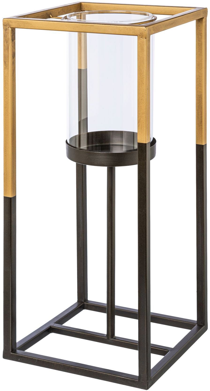 cm (1 Kerzenhalter für 50 ca. Stumpenkerzen, St), Glas, mit Creativ deco Höhe