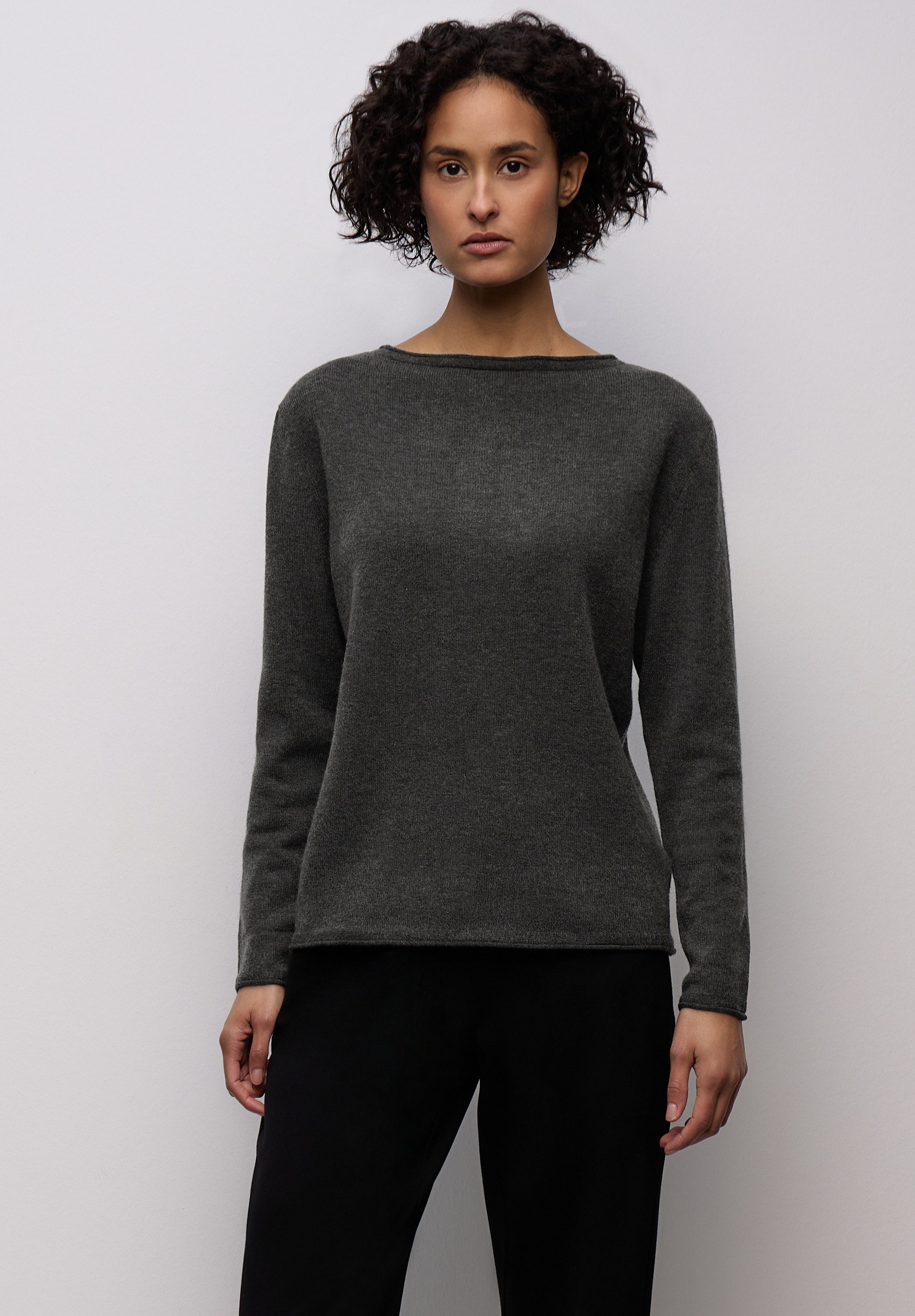STREET ONE Strickpullover aus softem Materialmix
