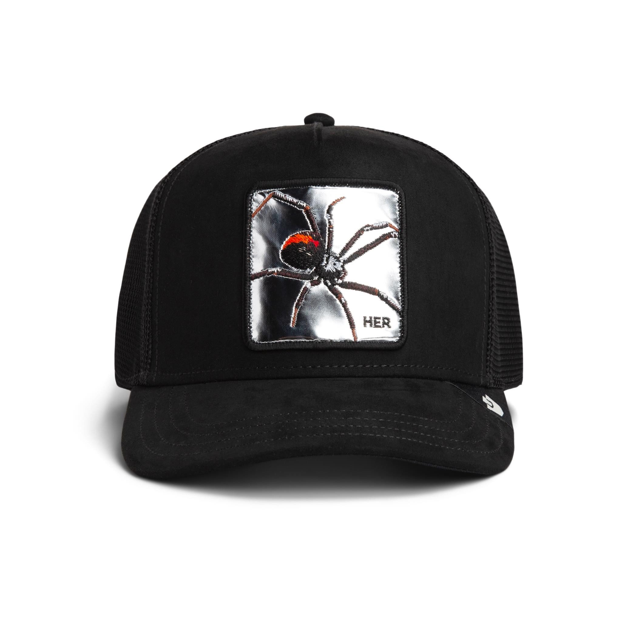GOORIN Bros. Trucker Cap Goorin Bros. Silver Spider Trucker Cap Void (Basecap, Basecap, Meshcap, Trucker Kappe)