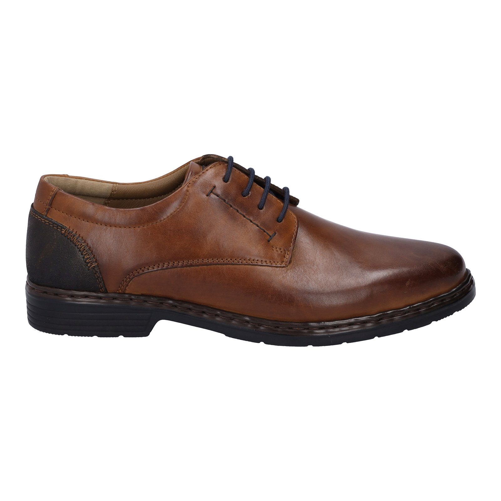 Josef Seibel XXL Herren Schnürschuh cognac extra weit Josef Seibel Alastair günstig online kaufen