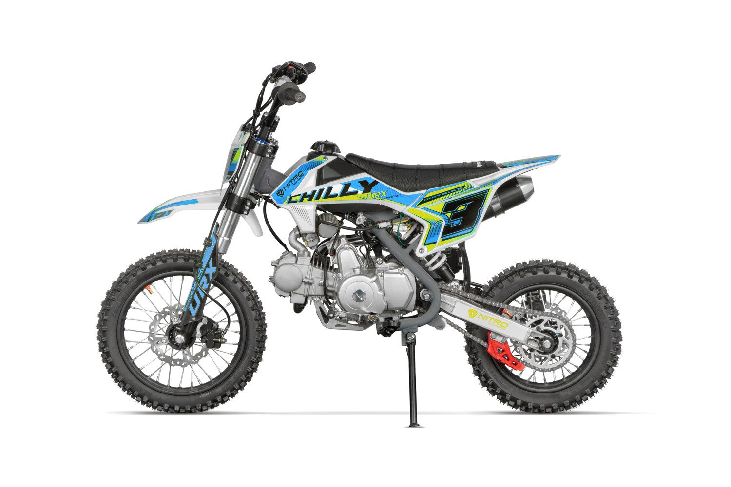 Smarty Dirt-Bike 125cc Dirtbike CHILLY UX URX 14/12 Kick und E-Start