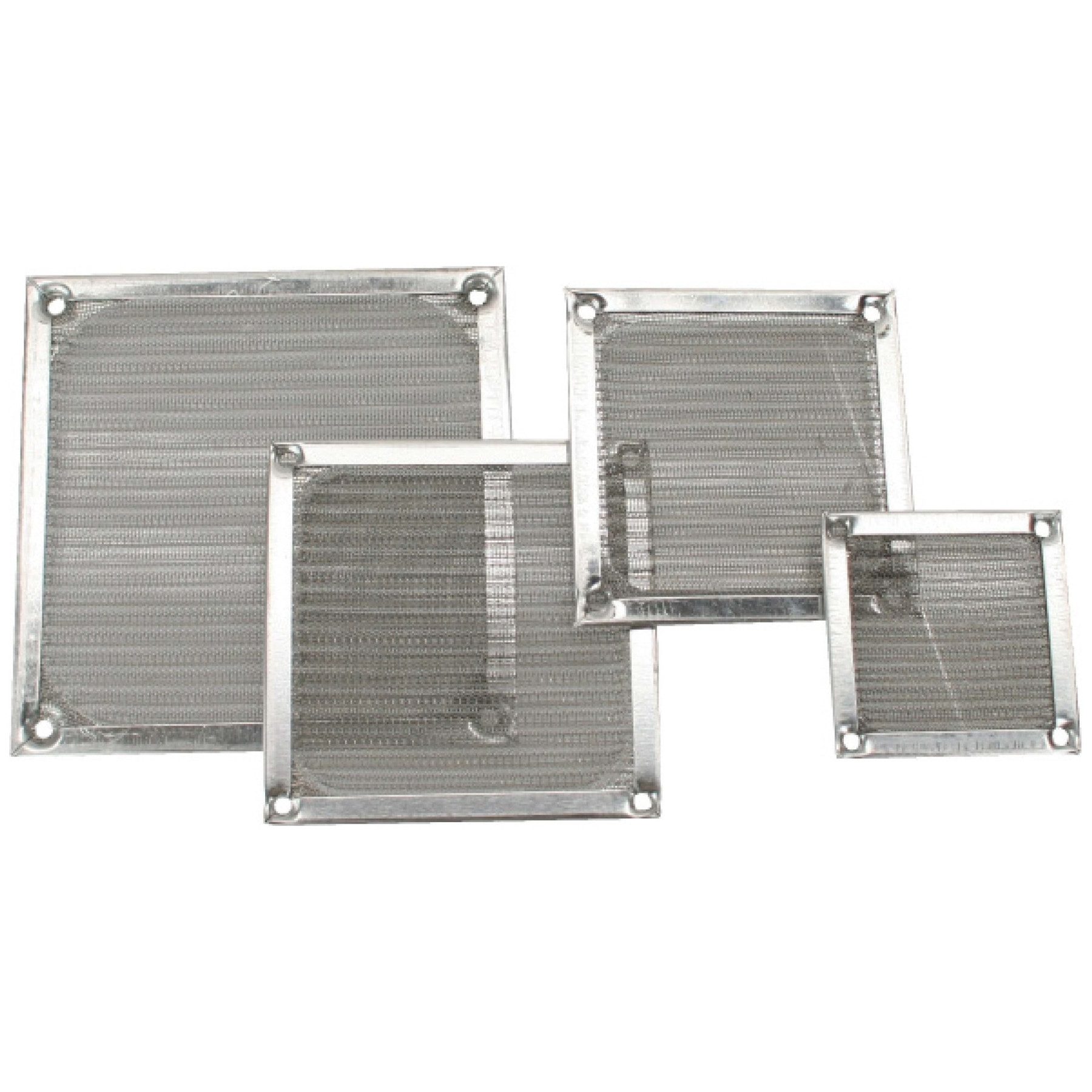 Inline Вентиляционные решетки INLINE Lüftergitter Aluminium Filter 60x60 mm