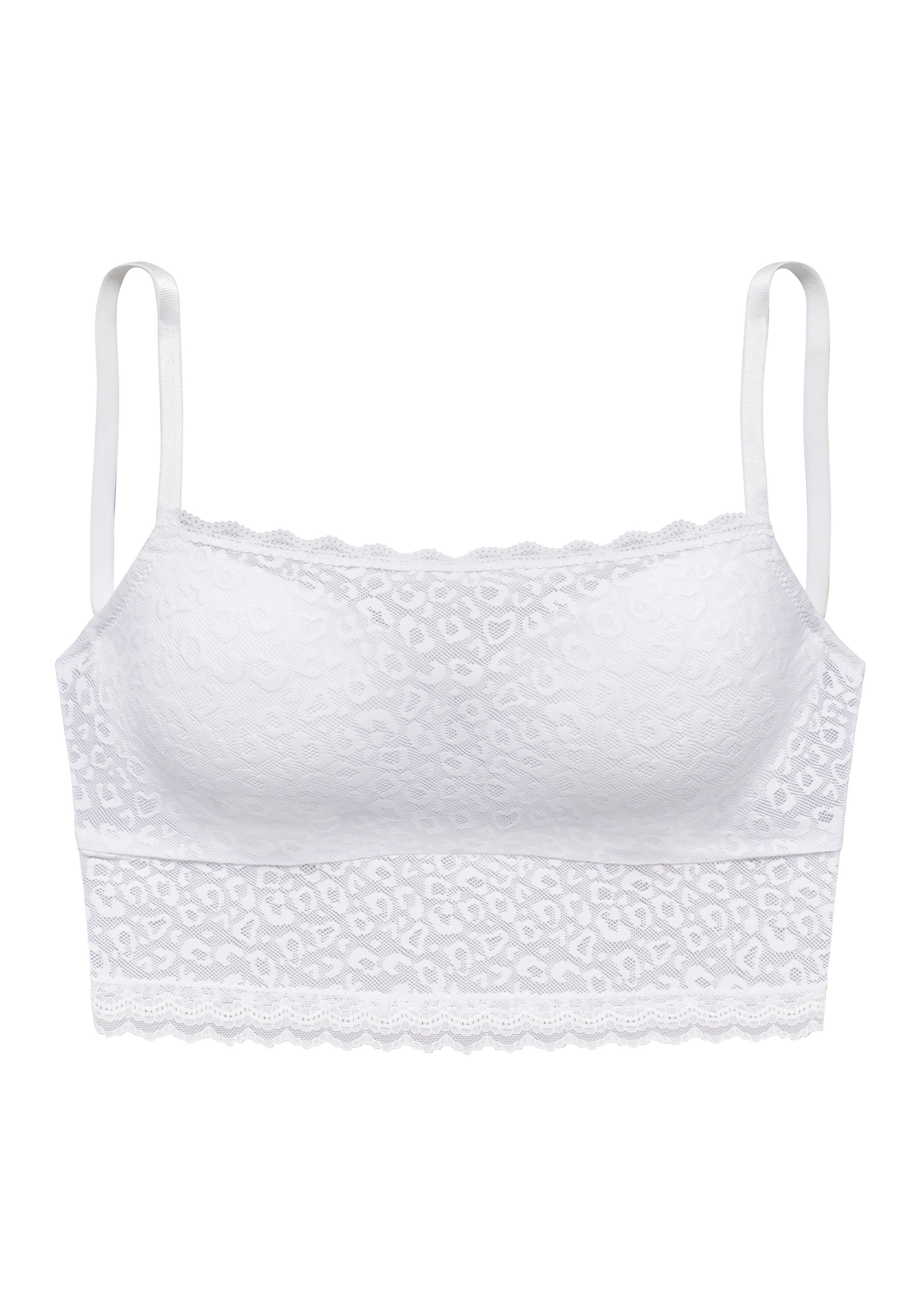 Vivance Schalen-BH mit Bügel, aus Spitze in Leo-Optik, in leichter Longform, Dessous. € 29,99