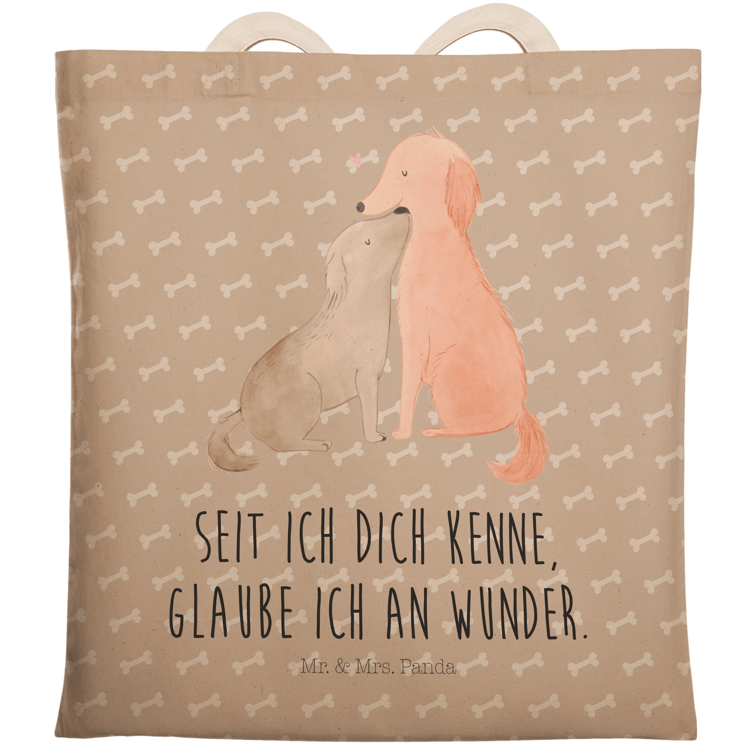 Mr. & Mrs. Panda Tragetasche Hunde Liebe Hundeglück Geschenk