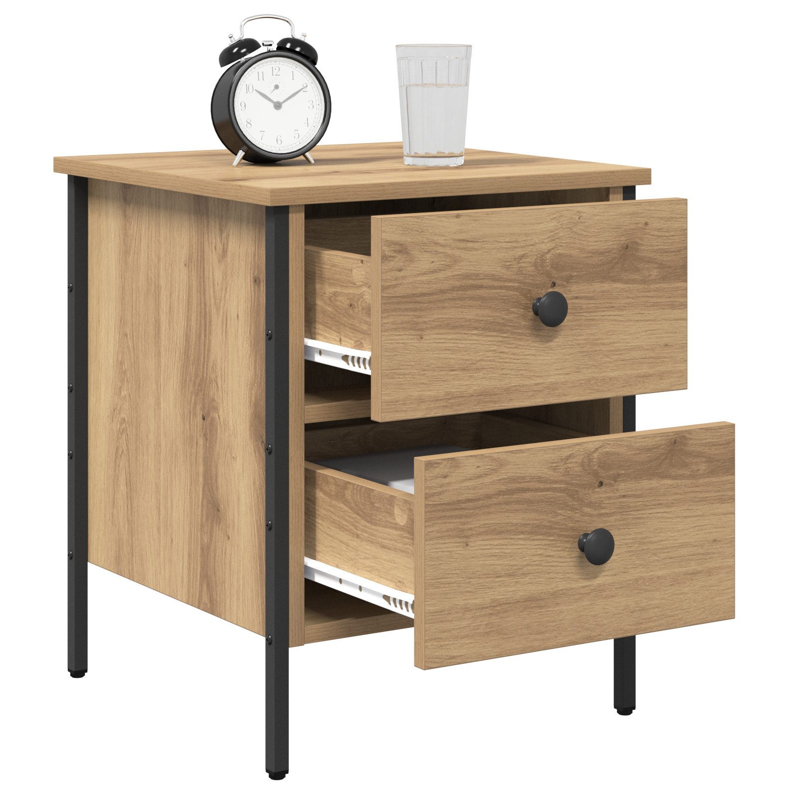 vidaXL Nachttisch Nachttisch Artisan Eiche 40x42x50 günstig online kaufen