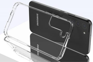 OLi Handyhülle Transparente Silikon Hülle Case kompatibel mit Samsung Galaxy S22 6,1 Zoll, Stoßfester Cover Hülle Clear
