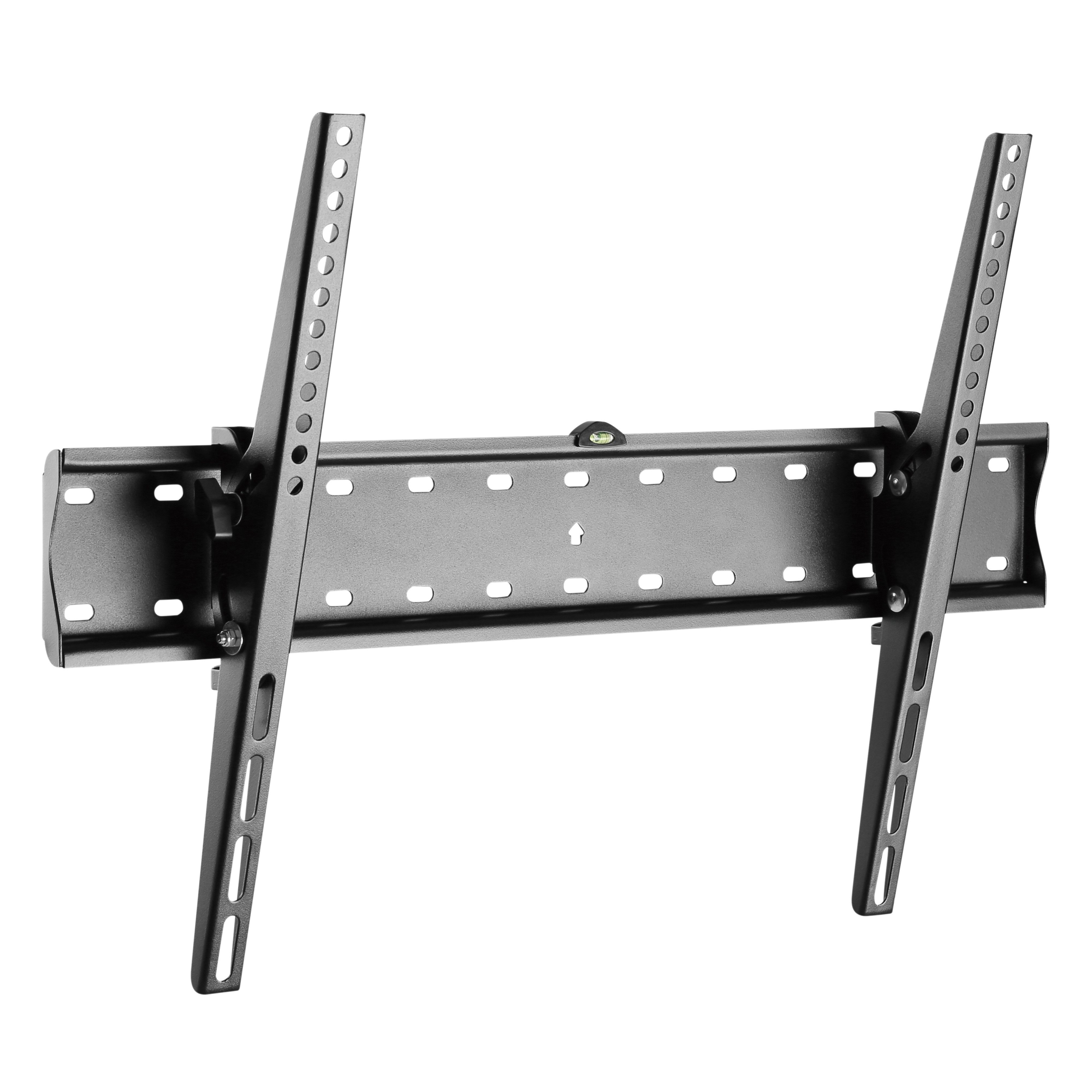 RICOO TV-Wandhalterung TV Wandhalterung neigbar 53 mm Wandabstand N2164, (bis 70 Zoll, VESA 300x200 bis 600x400, 1-tlg., 40 kg Belastbarkeit, von 94-178 cm (37"-70) Bildschirm-Diagonale, flach neigbar +/-12° Wandabstand 53 mm ultraslim Wandhalter)