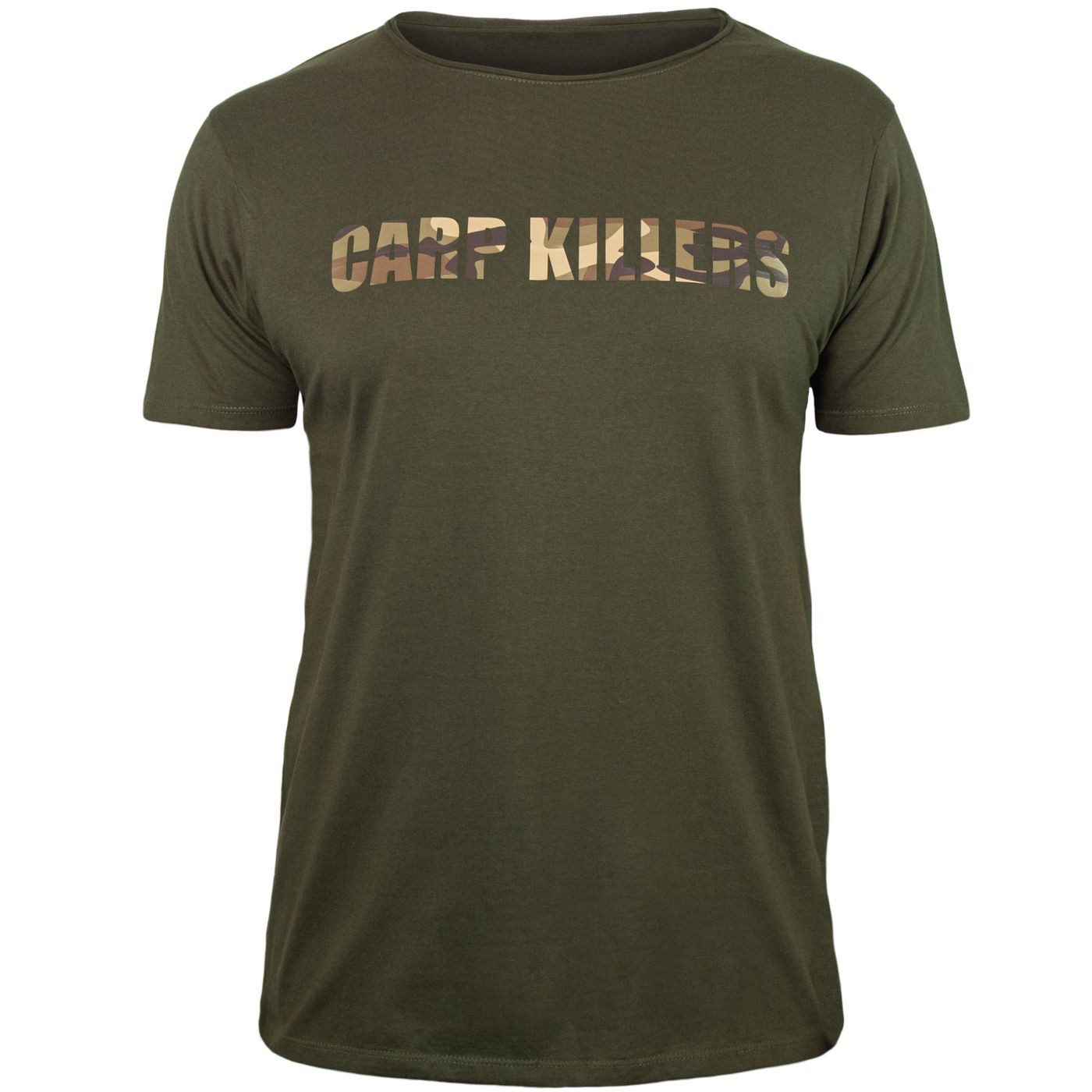 Carp Killers T-Shirt Carp Killers T-Shirt Oliv - Angelshirt