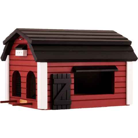 Vogelhaus Wildlife Garden Vogelhaus Futterscheune rot, 32 x 25 x 21,5 cm