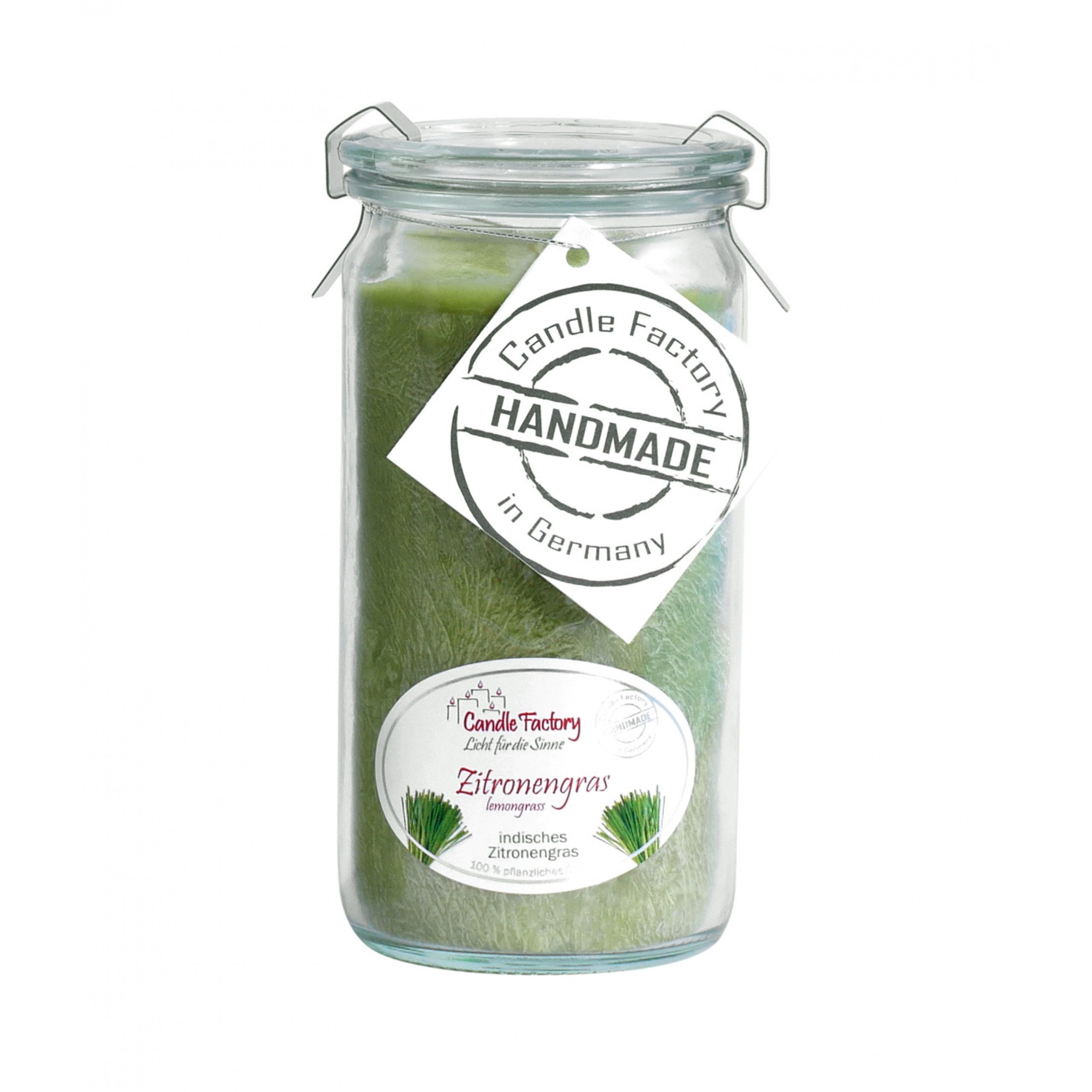 Candle Factory Duftkerze Candle Factory Mini Jumbo Zitronengras Duftkerze Dekokerze 307121
