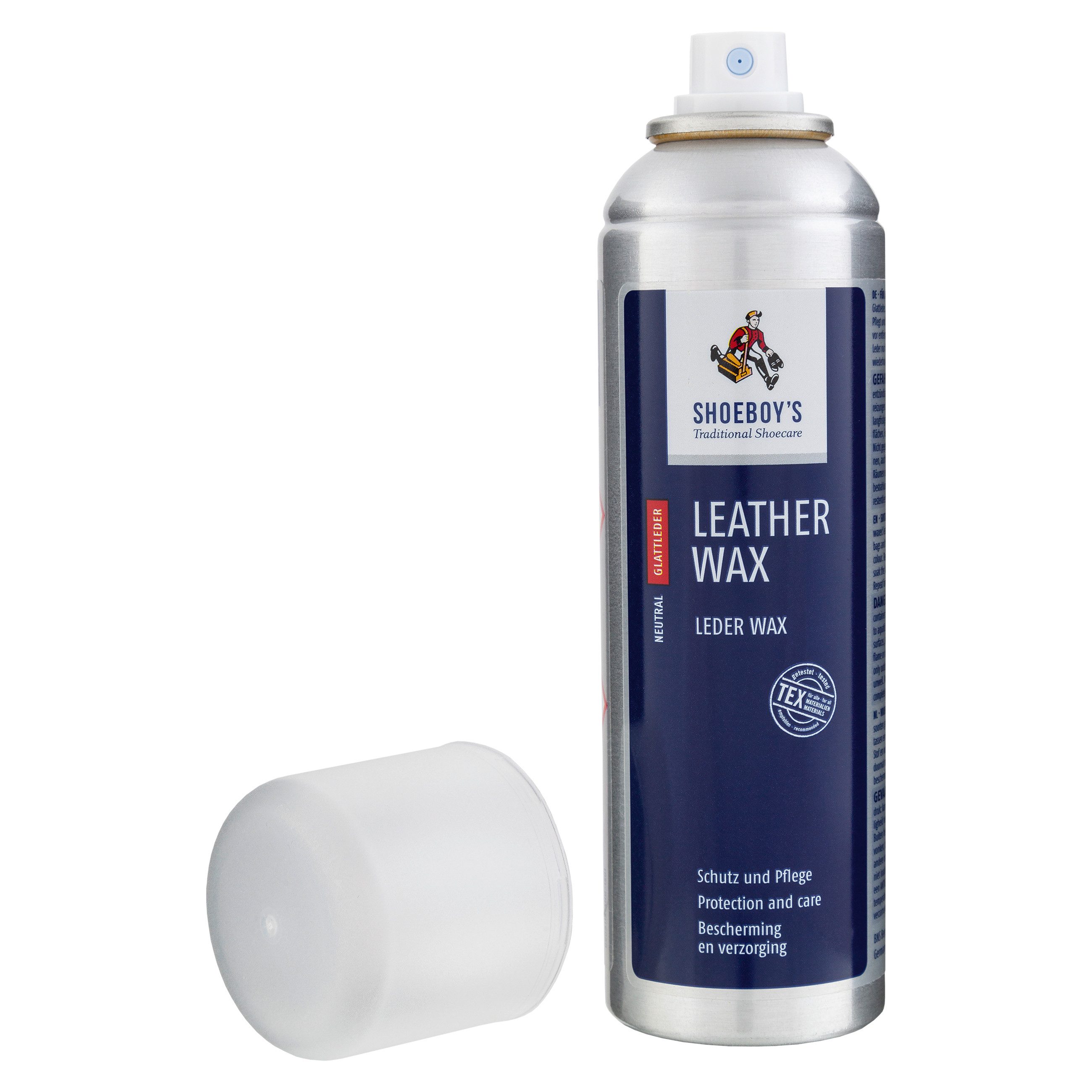 Shoeboys LEATHER WAX 200ML - Schutz- und Pflegespray für alle Glattleder. Schuh-Farbwachs