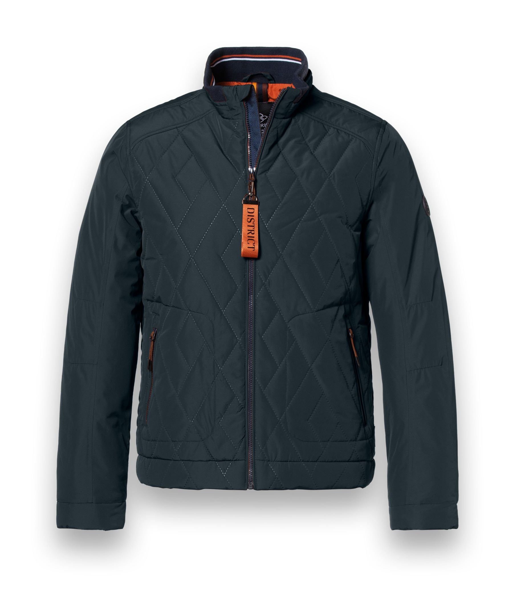 District Winterjacke Übergangsjacke Walker (wasserabweisend, warm) dunkelgrün Herren