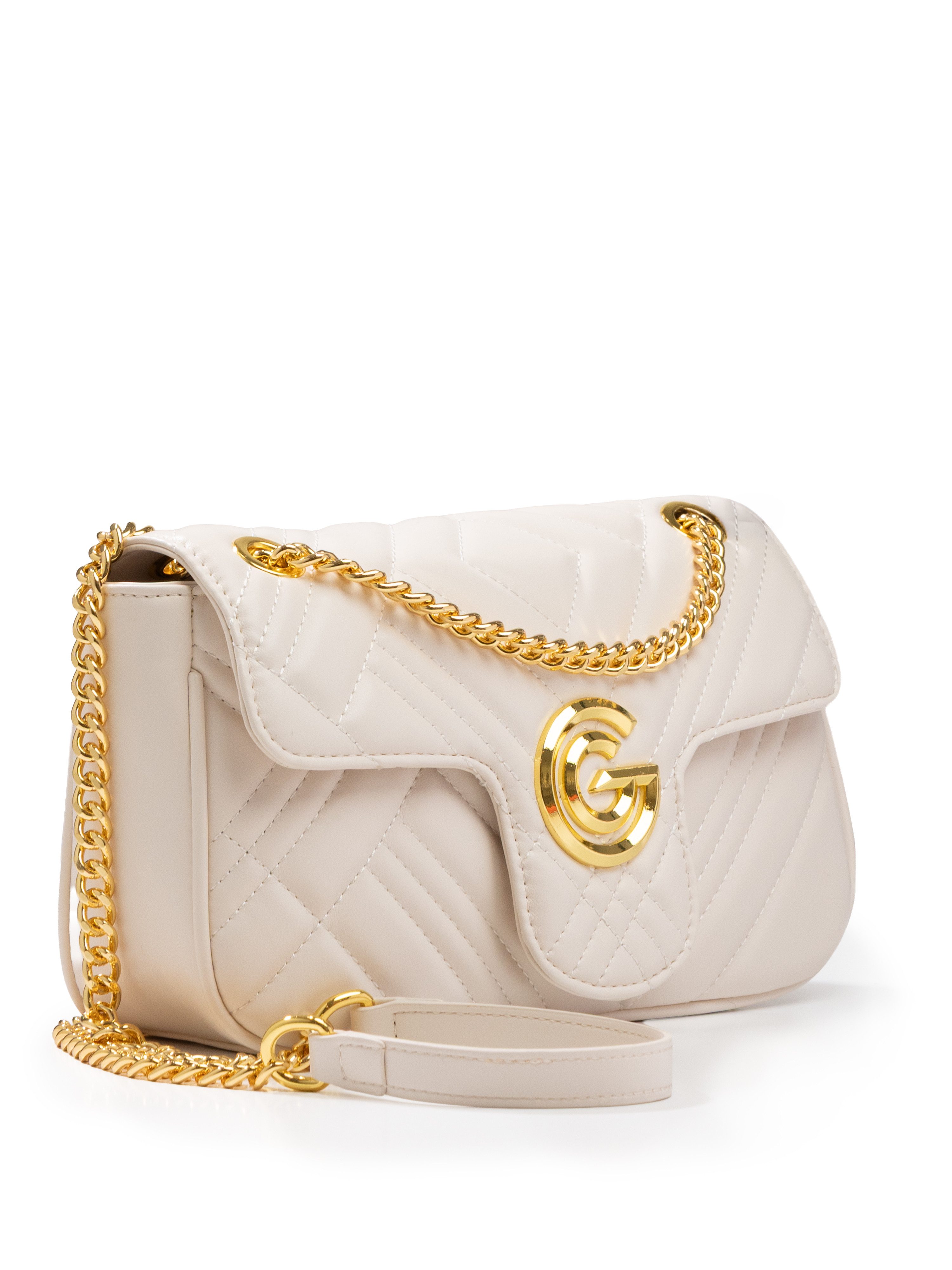 Gabriella GUCCI Umhängetasche CINDY, Damen Umhängetasche, Handtasche, Tragetasche mit Logoverzierung
