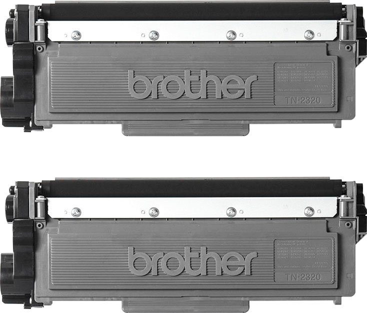 Brother Tonerpatrone Twin Pack TN-2320TWIN, (Packung, 2-St)