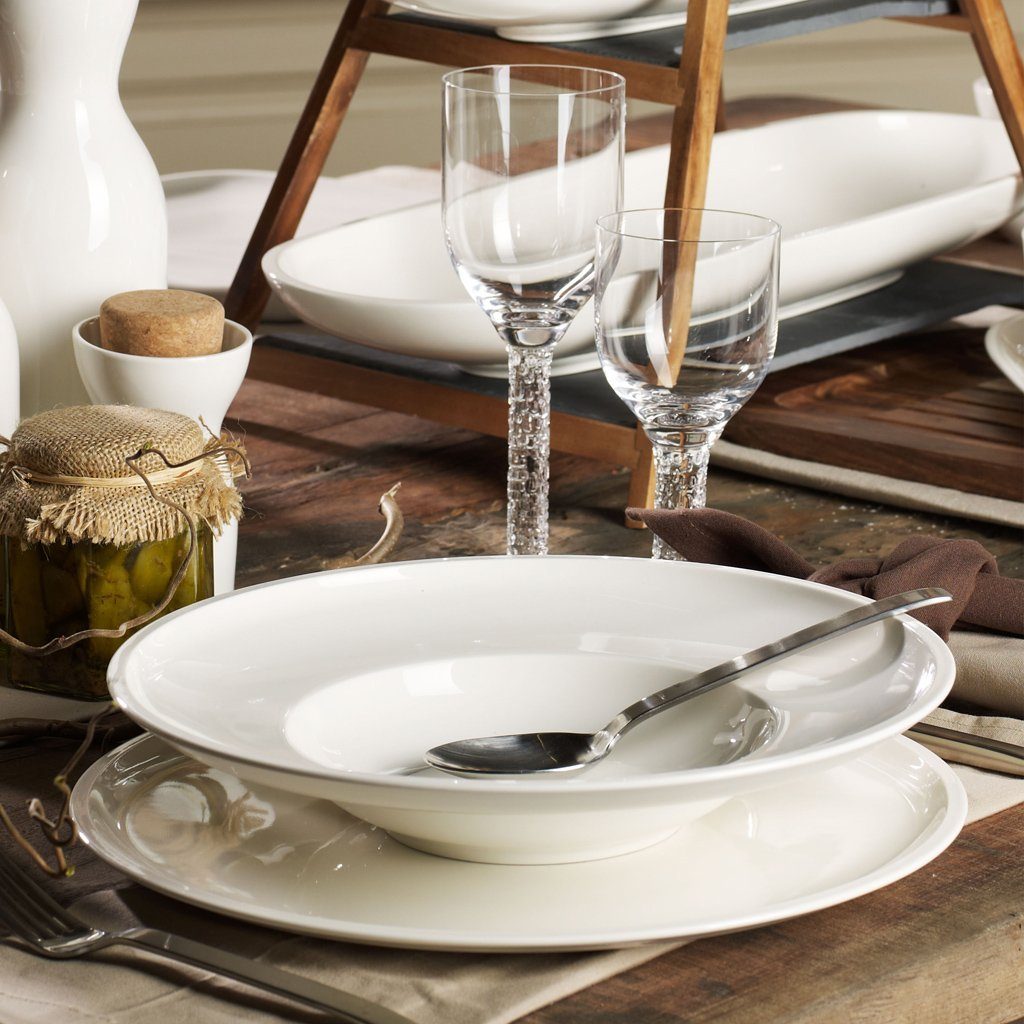 Villeroy & Boch Platzteller Artesano Pizzateller, 1-tlg., Premium Porcelain, mikrow.- & spülm.sicher, Made in Germany