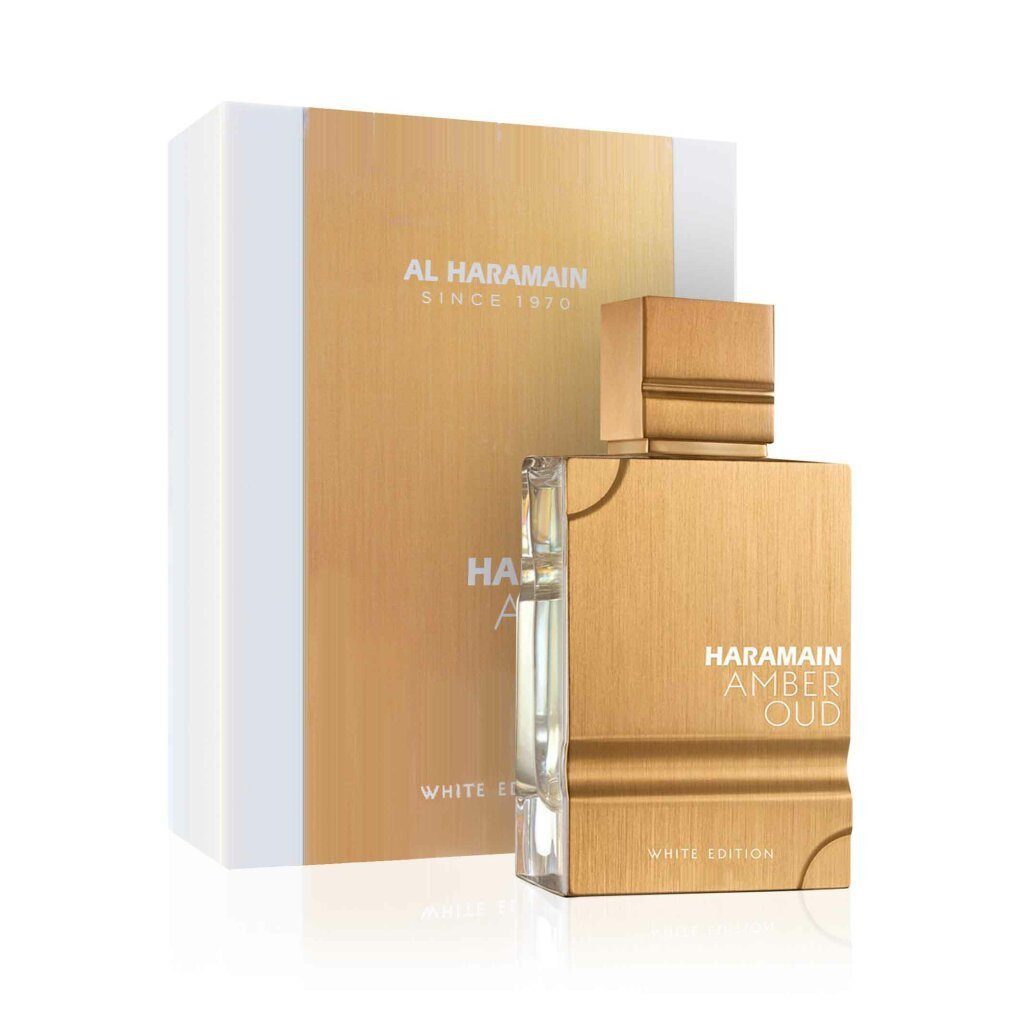 al haramain Eau de Parfum Amber Oud White Edition, Glasflakon, Parfüm EDP, Unisex Duft