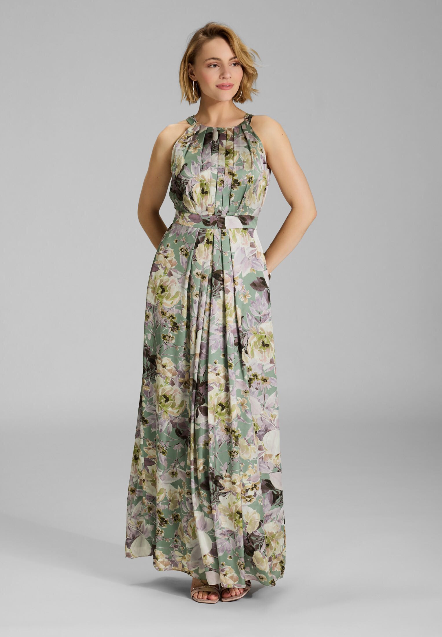 SWING Abendkleid Floraler All-Over Print günstig online kaufen