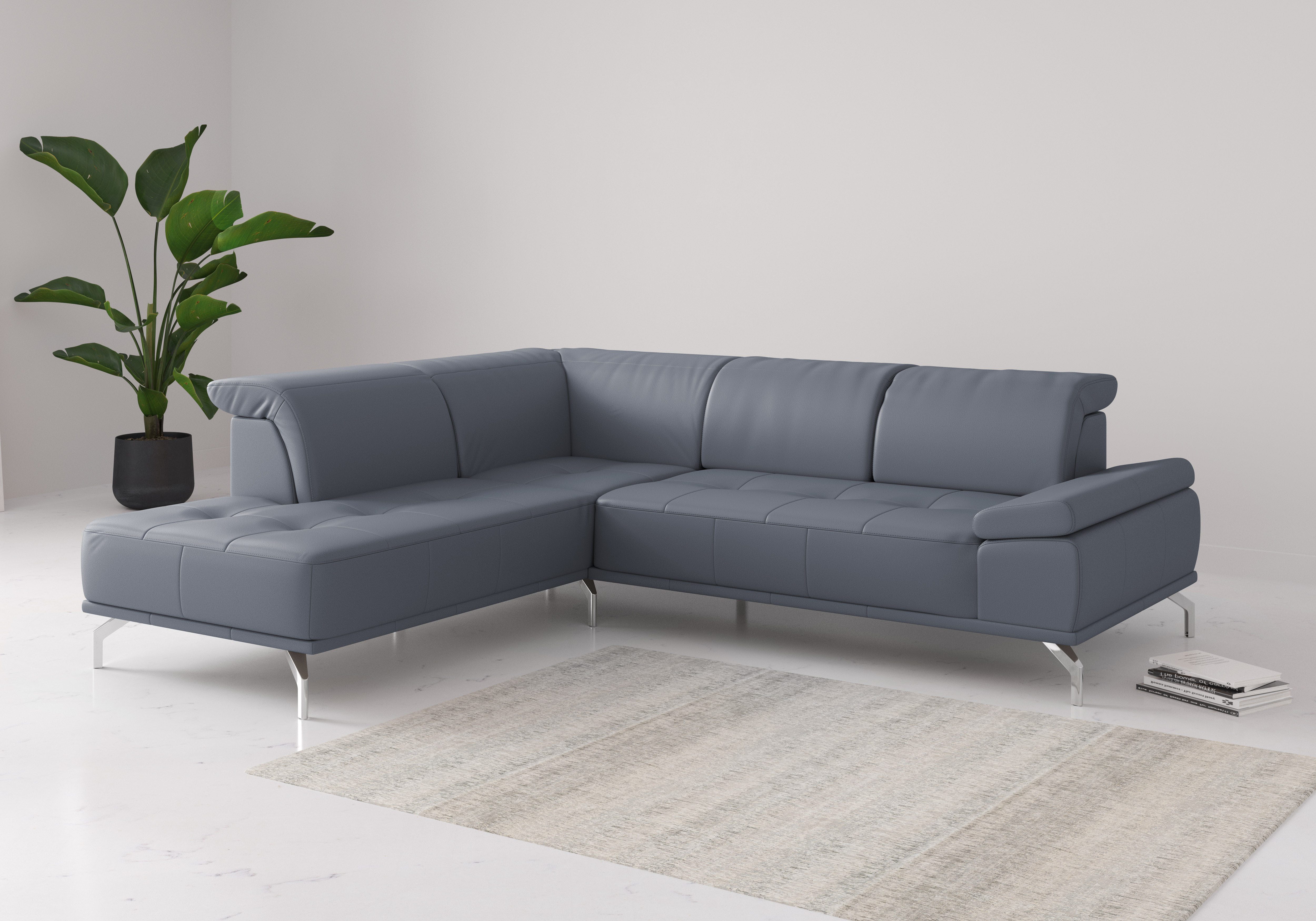 Places of Style Ecksofa Caluna, Inkl.Sitztiefenverstellung günstig online kaufen