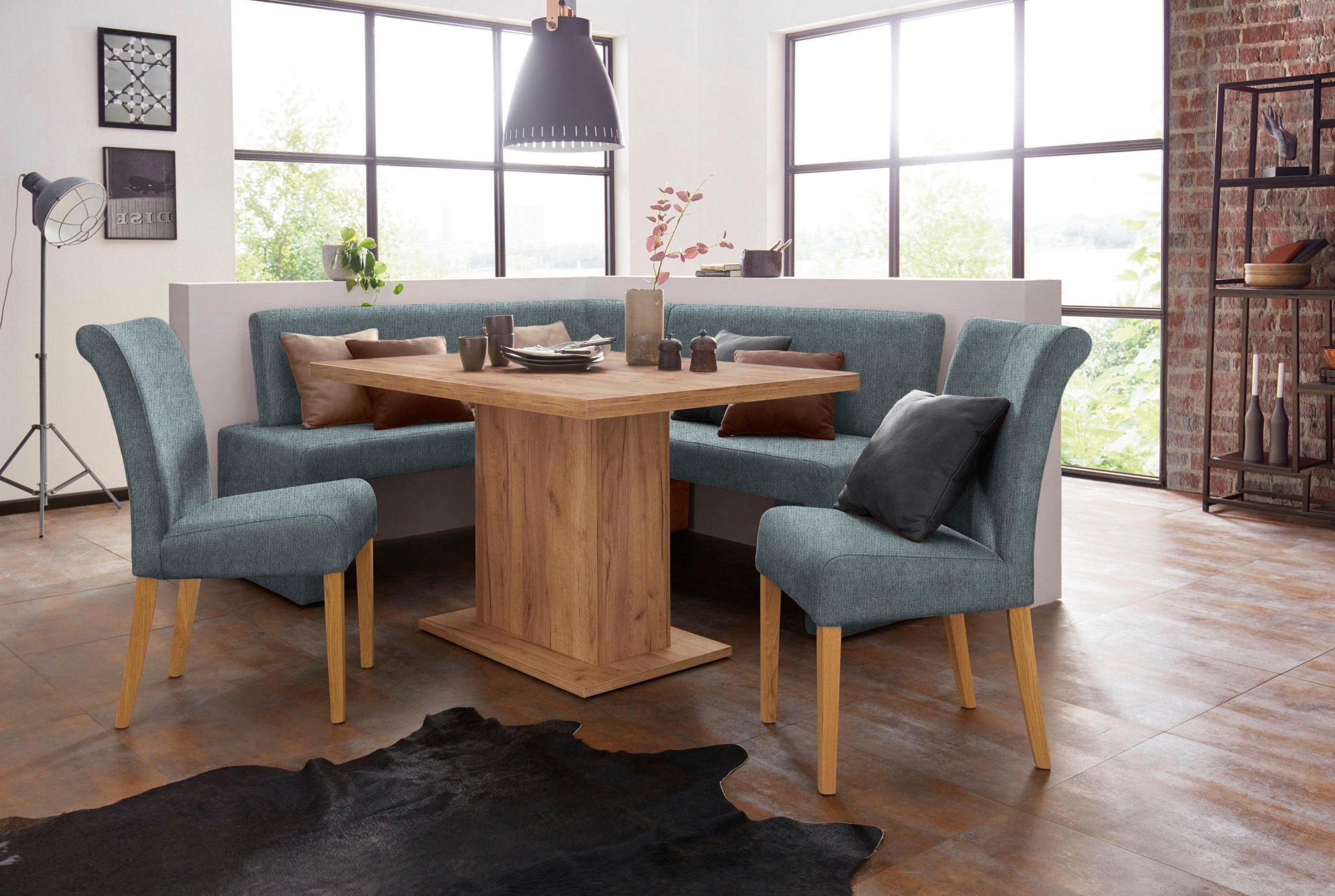 Home affaire 4-Fußstuhl Barcelona (Set, 2 günstig online kaufen
