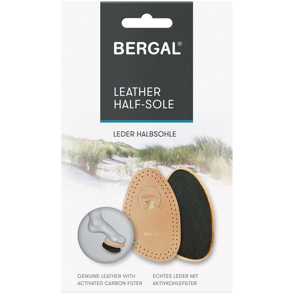 Einlegesohlen Leder Halbsohle